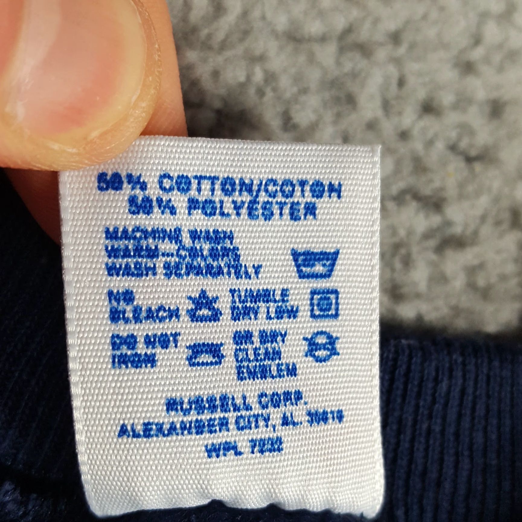 Jerzees VINTAGE Jerzees Sweatshirt Raglan Sleeve Crewneck Blue 80s Grunge Size L Women Pullover Size L / US 10 / IT 46 - 6 Thumbnail