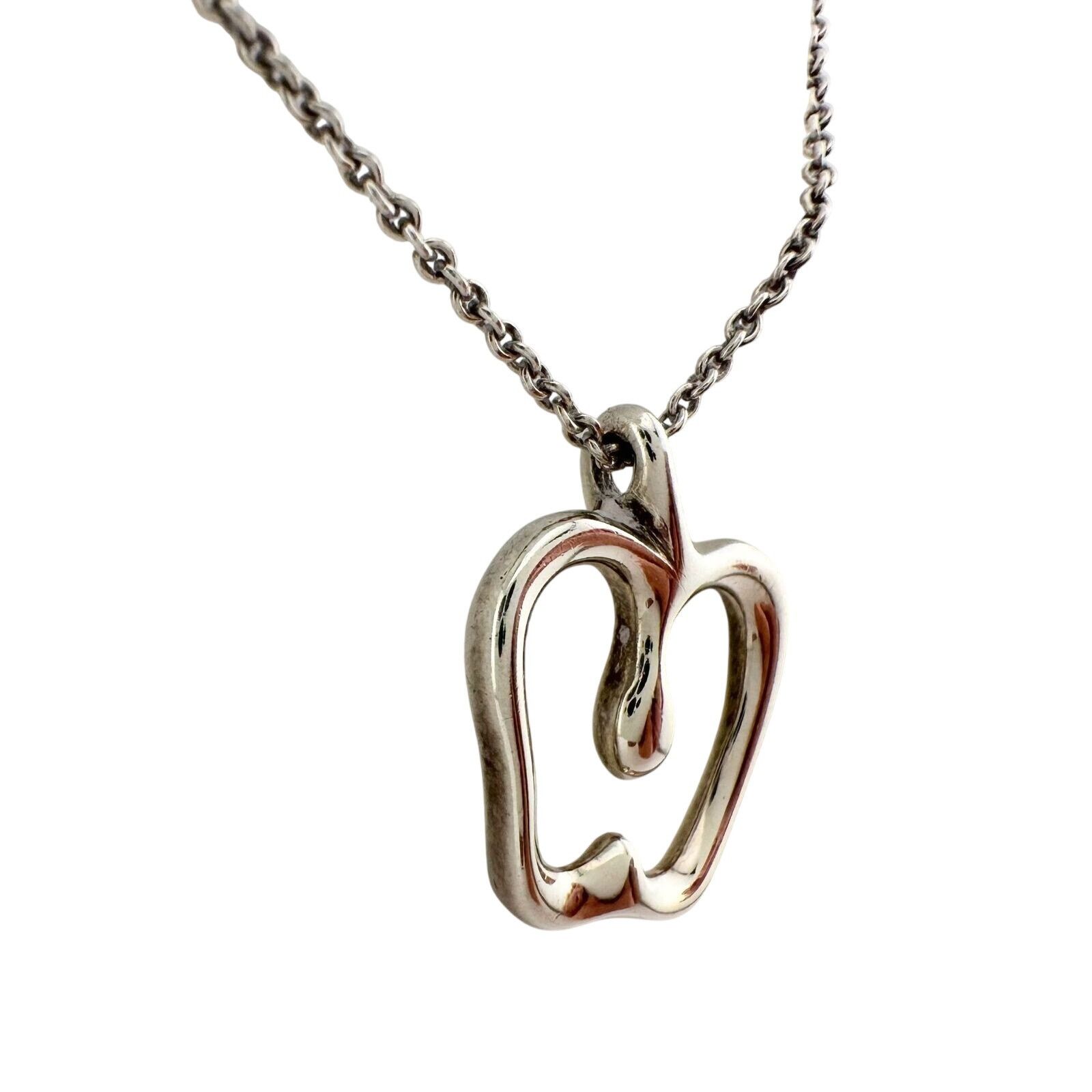 Tiffany & Co. Tiffany & Co Apple Necklace in Sterling Silver - 15" Chain Size ONE SIZE - 5 Thumbnail