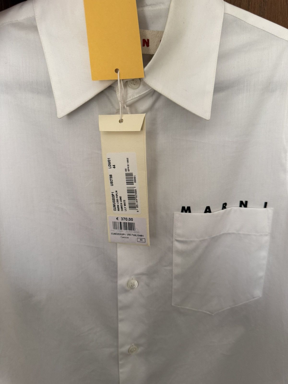 Marni Logo Poplin Cotton Shirt Size US S / EU 44-46 / 1 - 12 Thumbnail