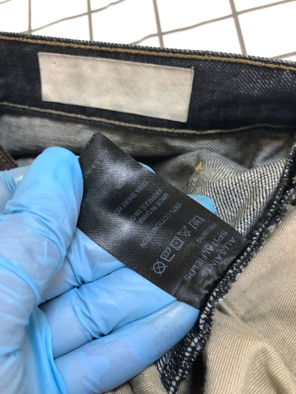 Allsaints ALLSAINTS men's blue Denim button fly Lou Runner Size US 34 / EU 50 - 13 Thumbnail
