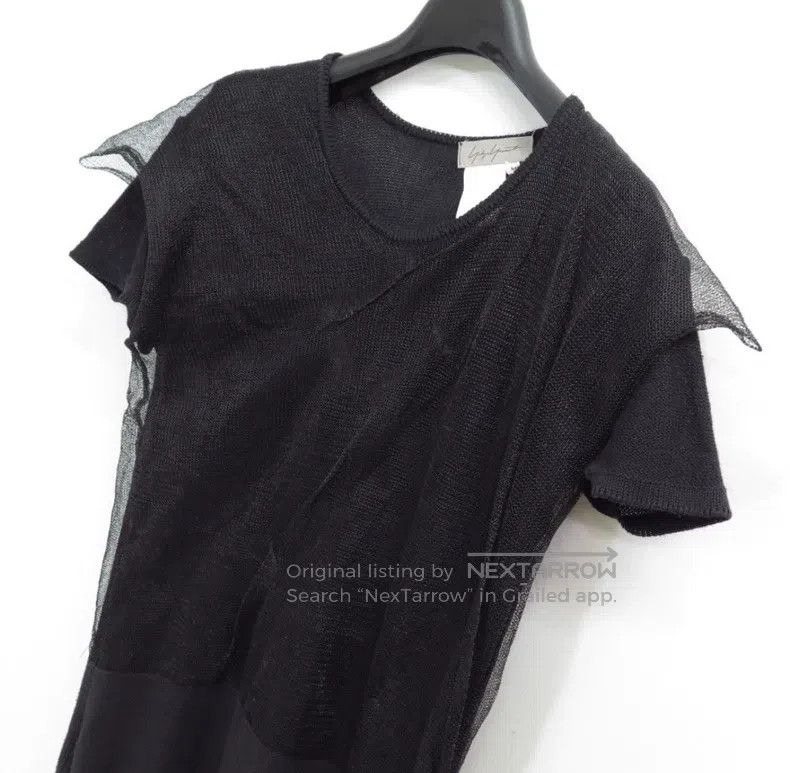 Yohji Yamamoto Yohji Yamamoto 1997ss knit tulle dress Size M / US 6-8 / IT 42-44 - 3 Thumbnail