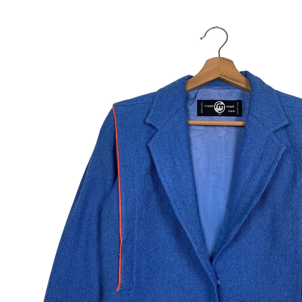 Japanese Brand ROGER MAHR Paris Roma Iwashima Blazer Jacket #2876-C130 Size M / US 6-8 / IT 42-44 - 3 Thumbnail