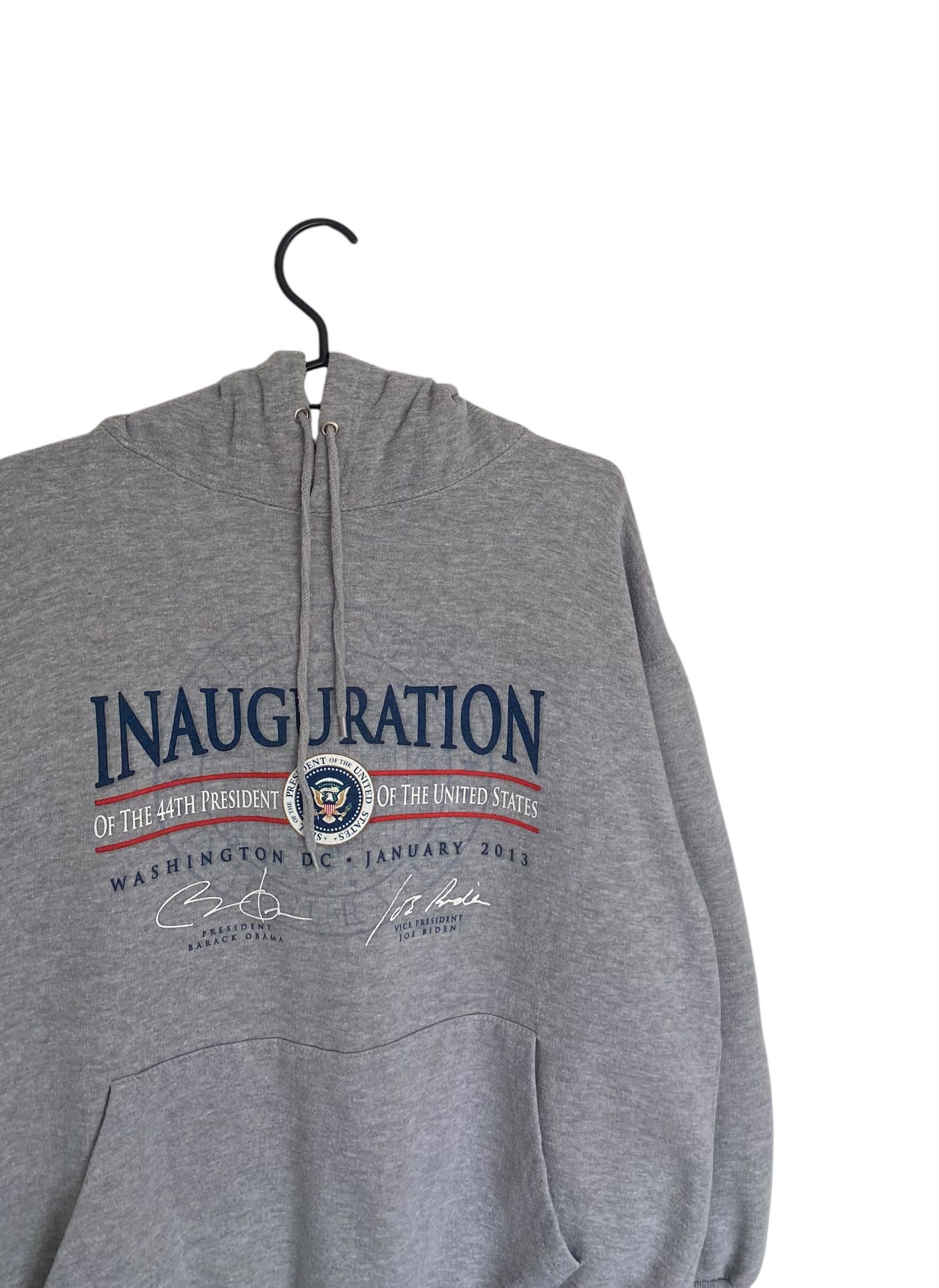 Vintage 2013 Obama inauguration boxy hoodie Size US XL / EU 56 / 4 - 4 Thumbnail