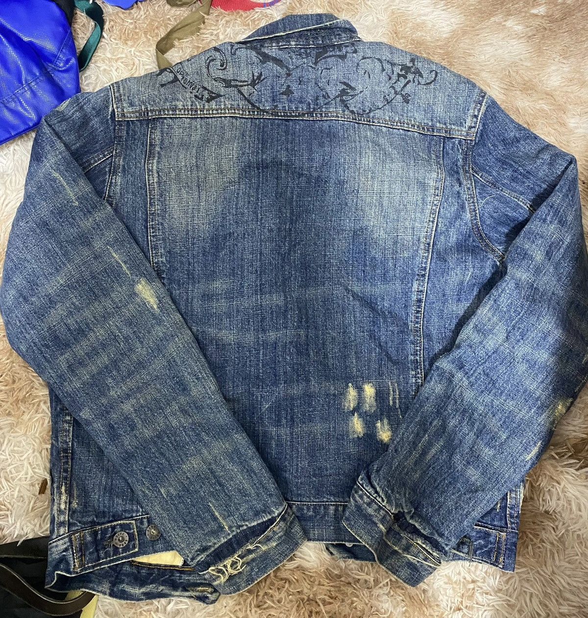 Other Vintage Ezra Fitch Selvedge Denim Jacket – Redline Selvedge Size US L / EU 52-54 / 3 - 4 Thumbnail