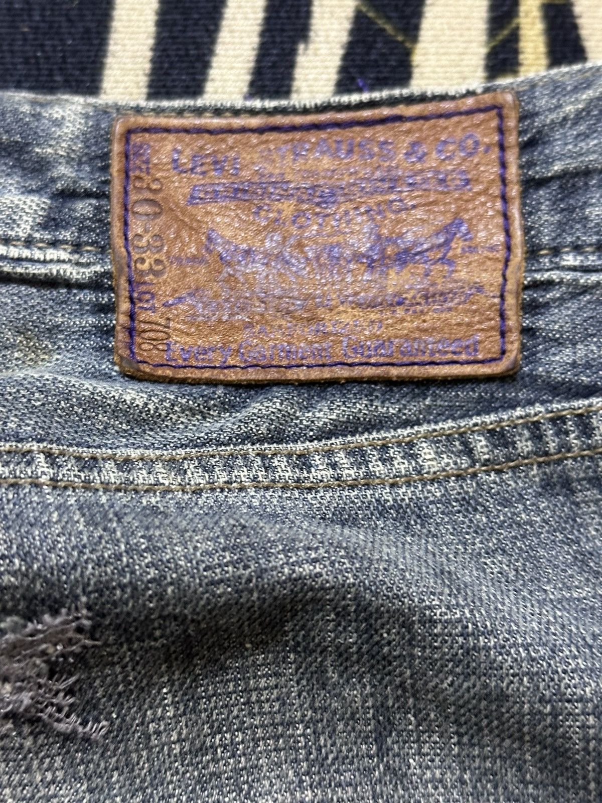 Levi's Vintage Clothing Vintage Levi’s 708 Mudwash Straight Leg Denim Size US 30 / EU 46 - 8 Thumbnail