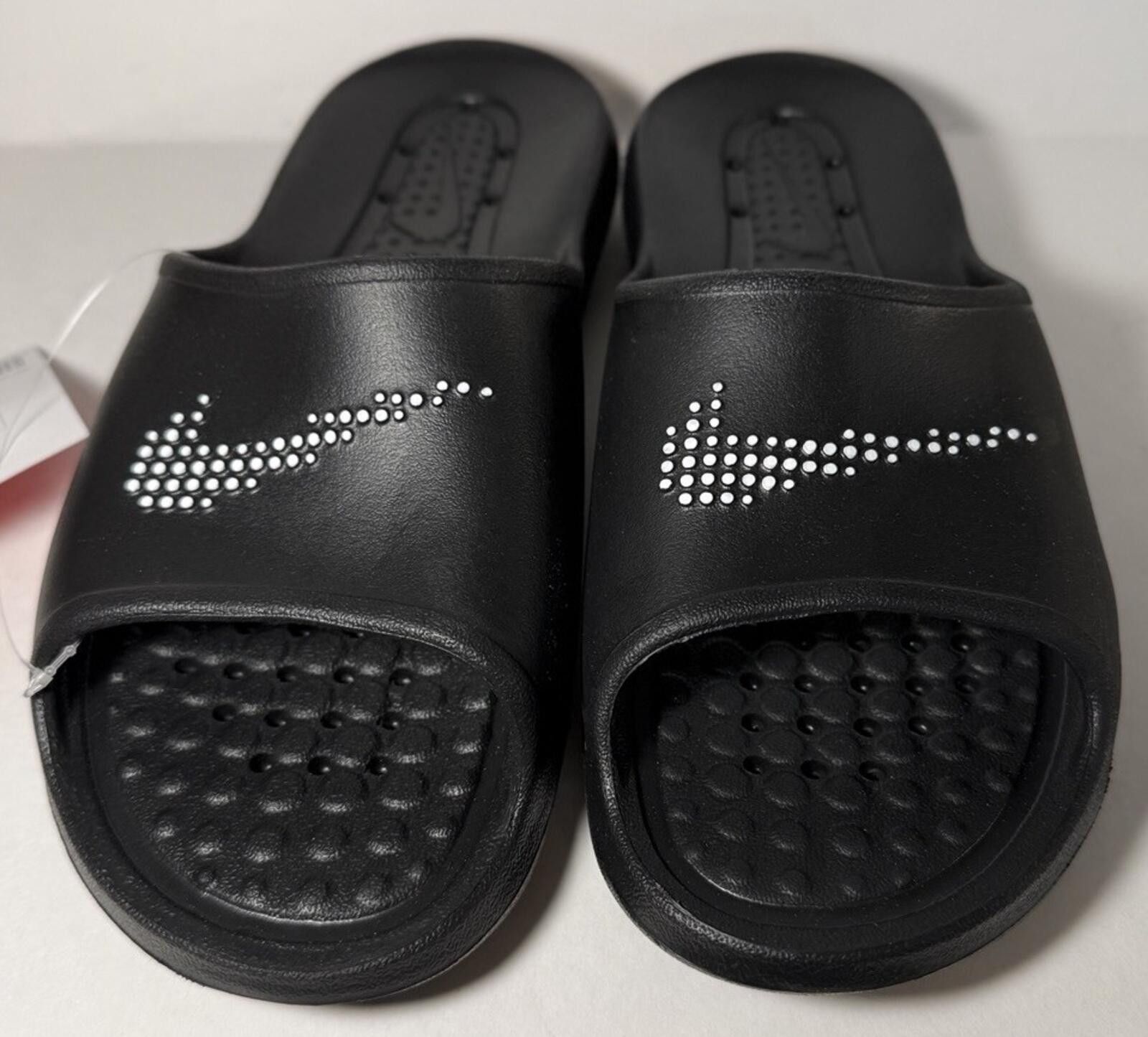 Nike NIKE VICTORI ONE SHOWER SLIDES BLACK/WHITE Men's 7 Size US 7 / EU 40 - 4 Thumbnail
