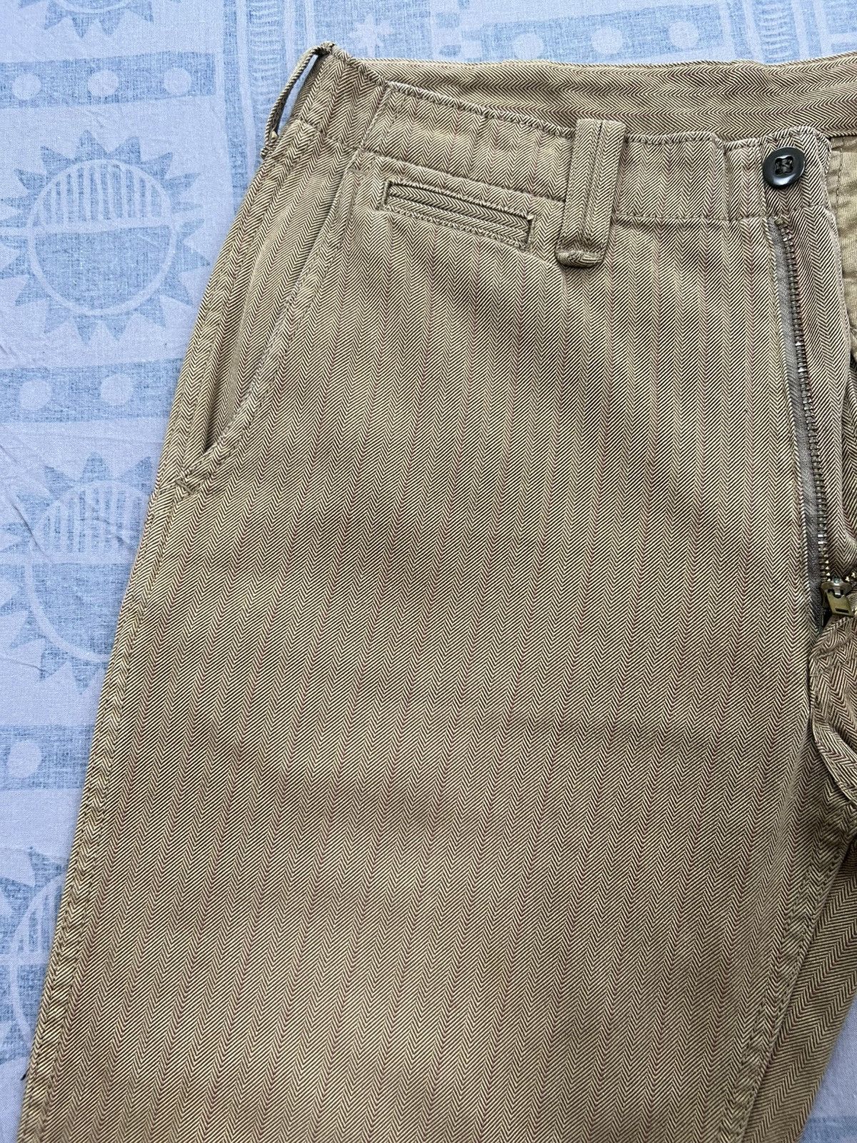 Japanese Brand Inform 02A/W Herringbone Twill Stripes Pant Size US 31 - 13 Thumbnail