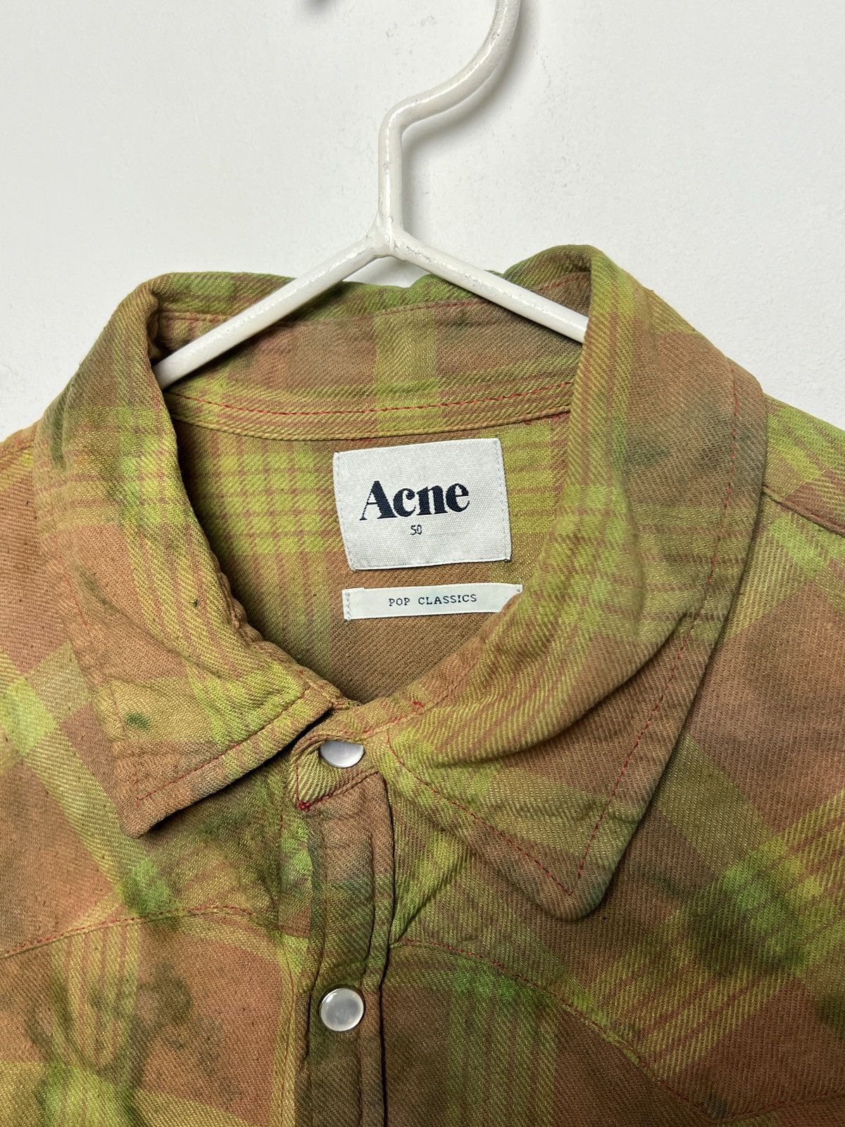 Acne Studios acne camo painters vintage travis flannel shirt tie dye y2k Size US M / EU 48-50 / 2 - 6 Thumbnail