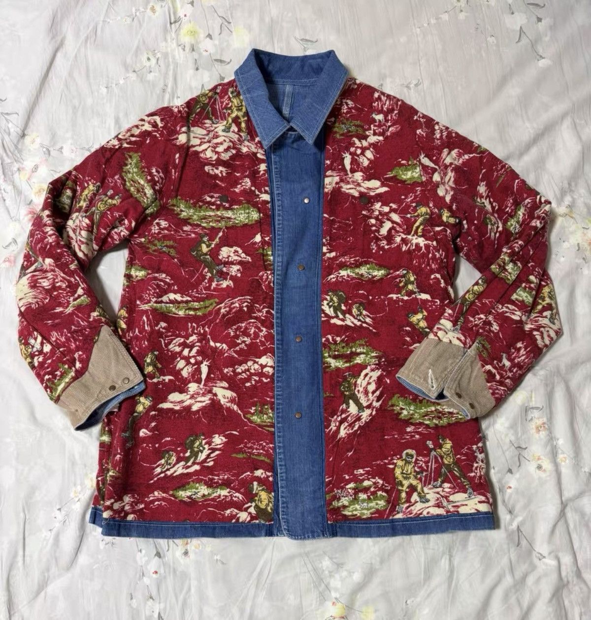 Visvim Visvim Spot Coverall Dry Denim Size US L / EU 52-54 / 3 - 2 Thumbnail