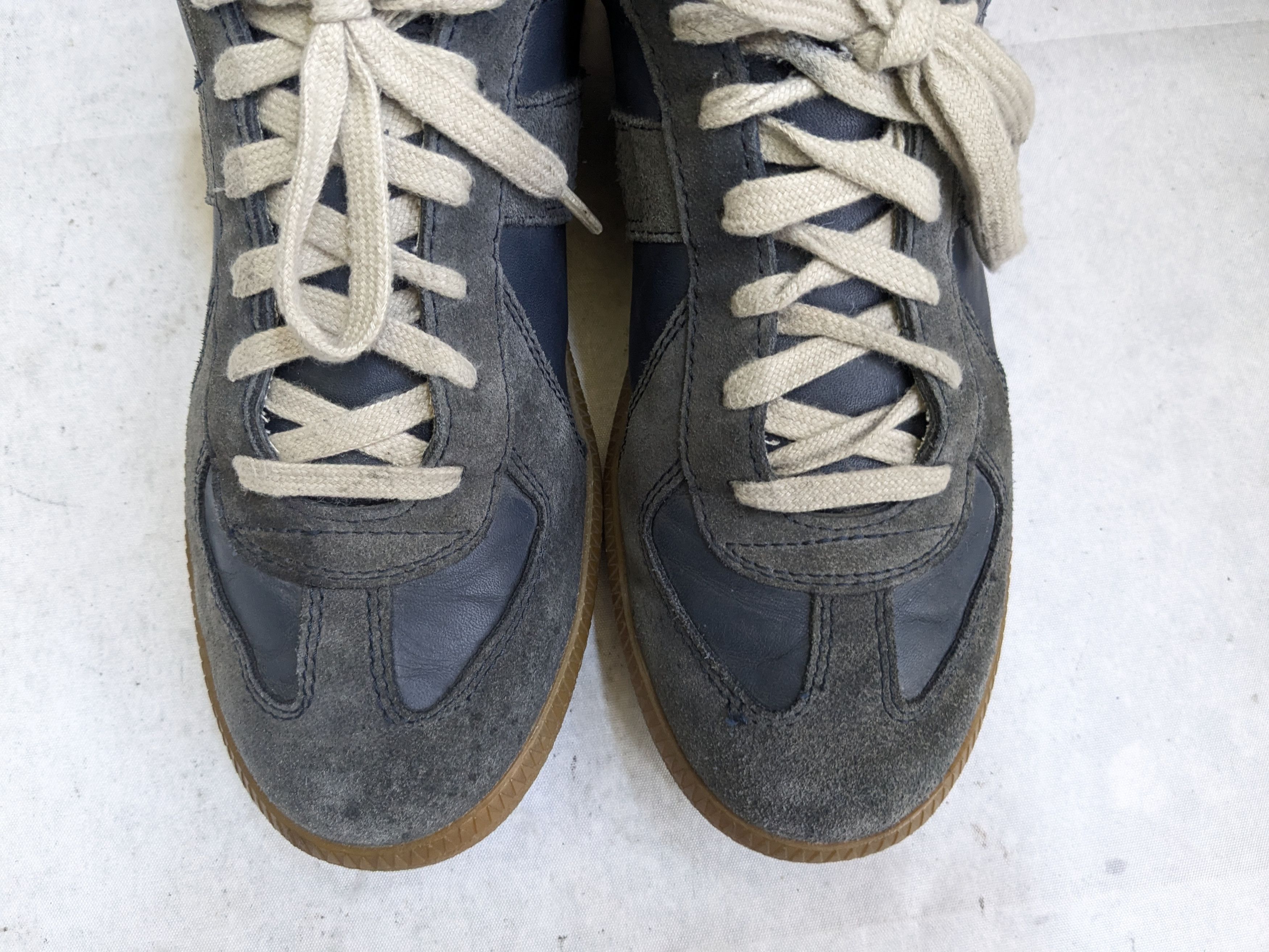 Maison Margiela Maison Margiela Replica GAT Navy Blue 7 40 Low Tops Size US 7 / EU 40 - 4 Thumbnail