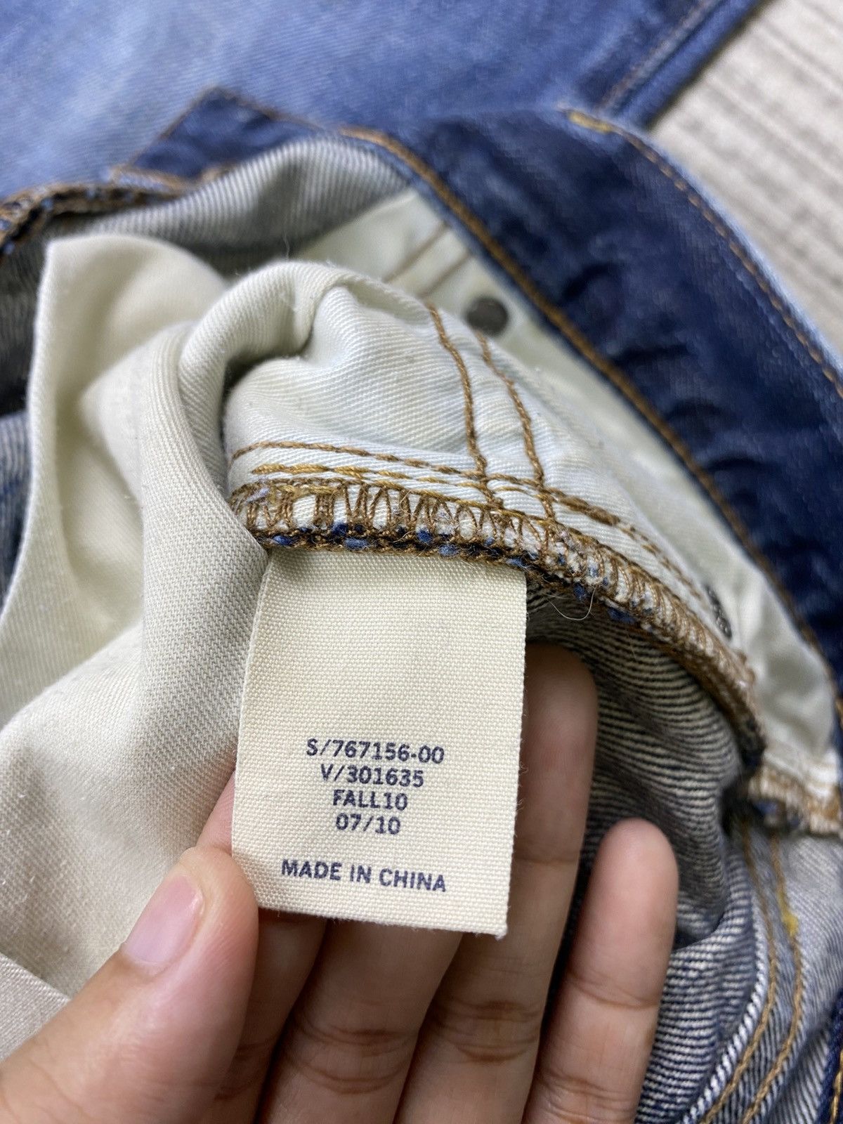 Gap × Japanese Brand × Vintage Vintage Gap 1969 Slim Fit Straight Denim Pants Size US 30 / EU 46 - 15 Thumbnail