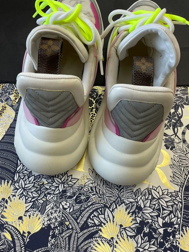 Louis Vuitton Louis Vuitton Archlight pink presbyopic sports dad shoes Size US 7 / IT 37 - 4 Thumbnail