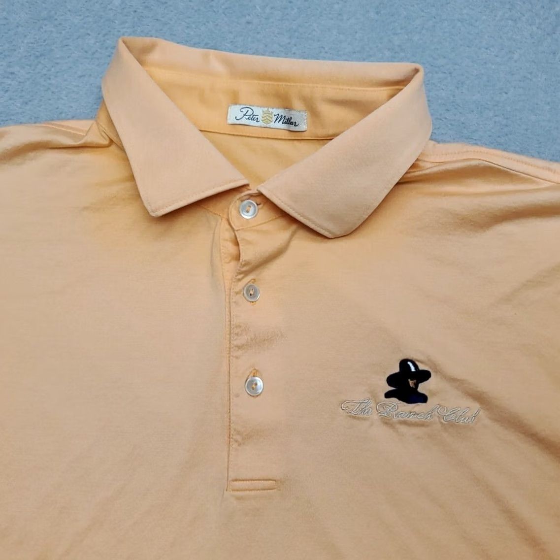 Peter Millar VTG Peter Millar Polo Shirt Mens XL Orange Red Striped 100% Cotton Golf Casual Polo Shirt Mens XL Orange Red Size US XL / EU 56 / 4 - 3 Thumbnail