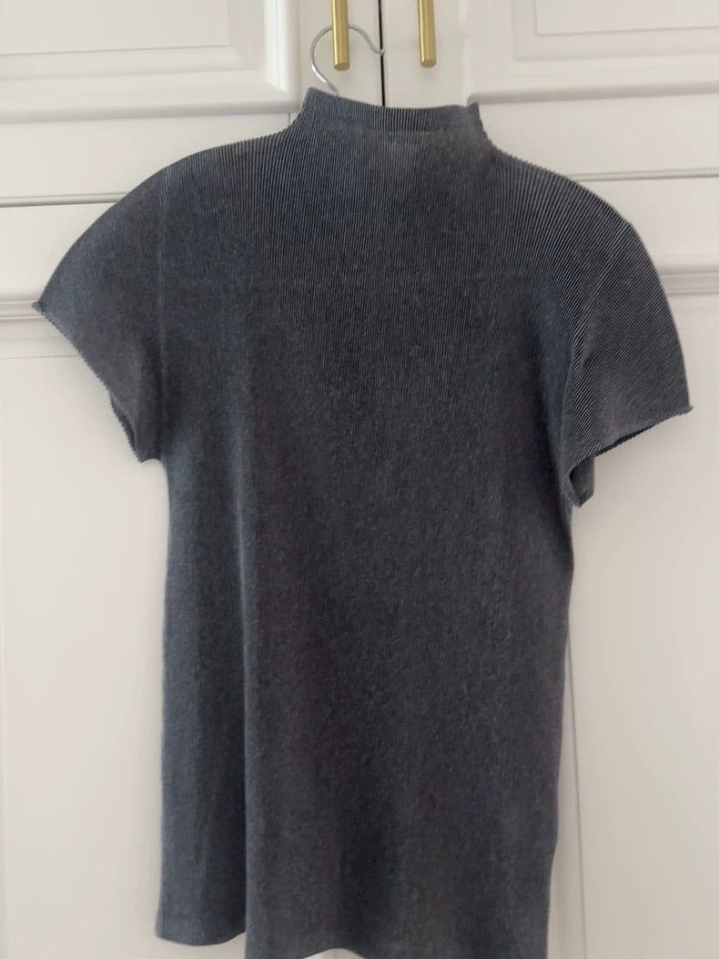 Issey Miyake issey miyake size:3 Grey short-sleeved shirt Size XXS / US 00 / IT 34 - 2 Thumbnail