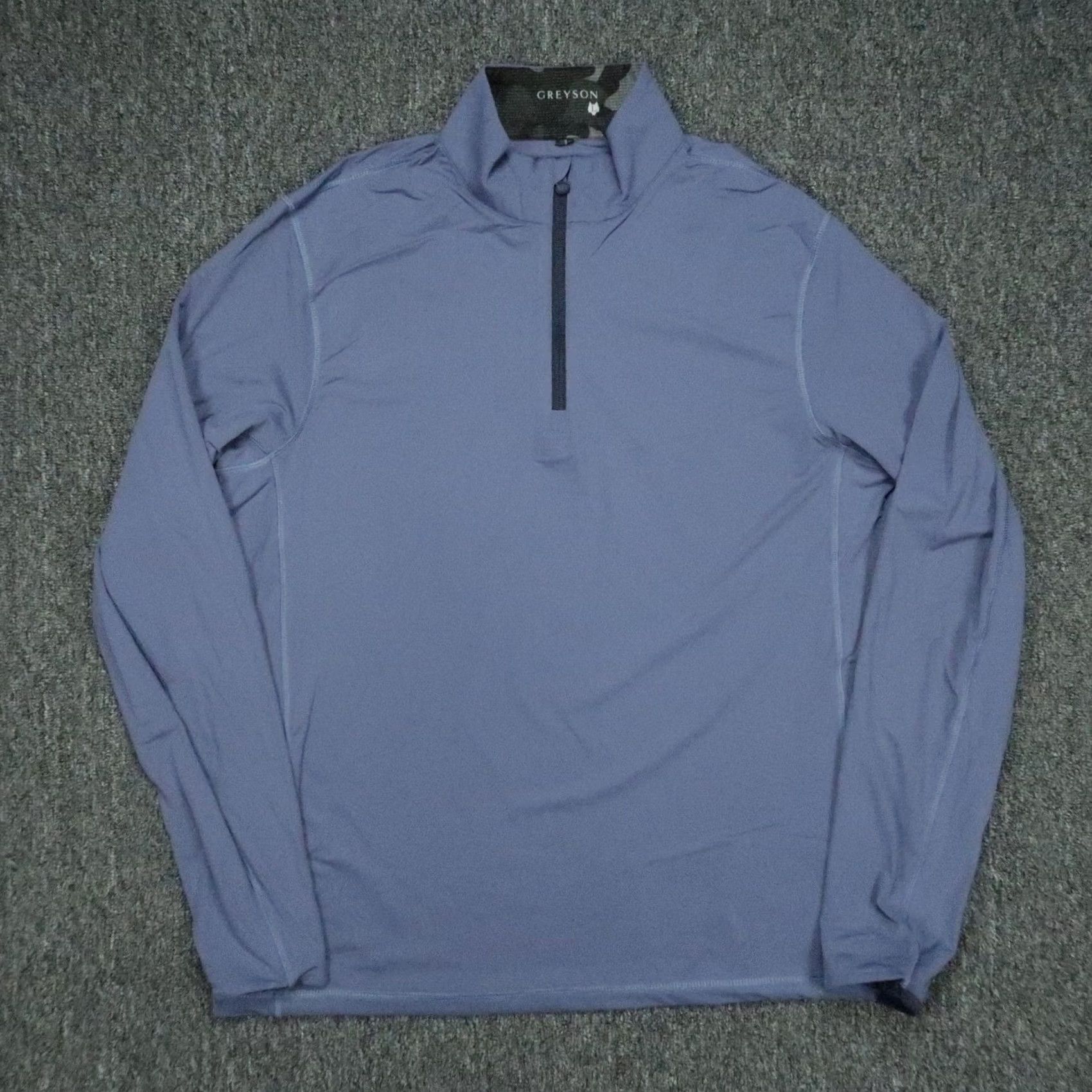 Vintage Greyson Pullover Mens Large Blue Sequoia Quarter Zip Performance Golf Size US L / EU 52-54 / 3 - 2 Thumbnail