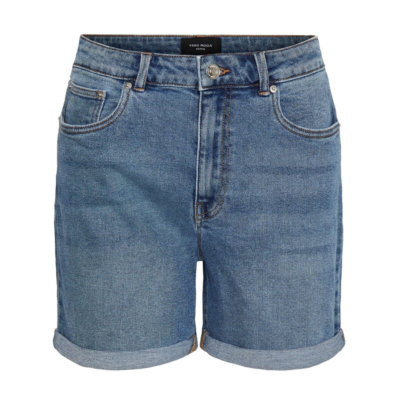 The Unbranded Brand Vero Moda Women Denim Joana High Waist Mom Shorts Size M Size 30" / US 8 / IT 44 - 4 Thumbnail