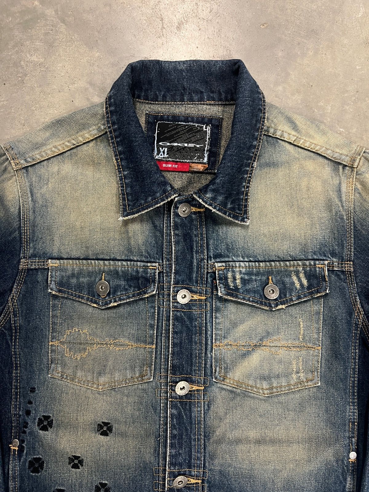Oakley 2006 Vintage Oakley MP3 Denim Jacket Size US XL / EU 56 / 4 - 2 Thumbnail
