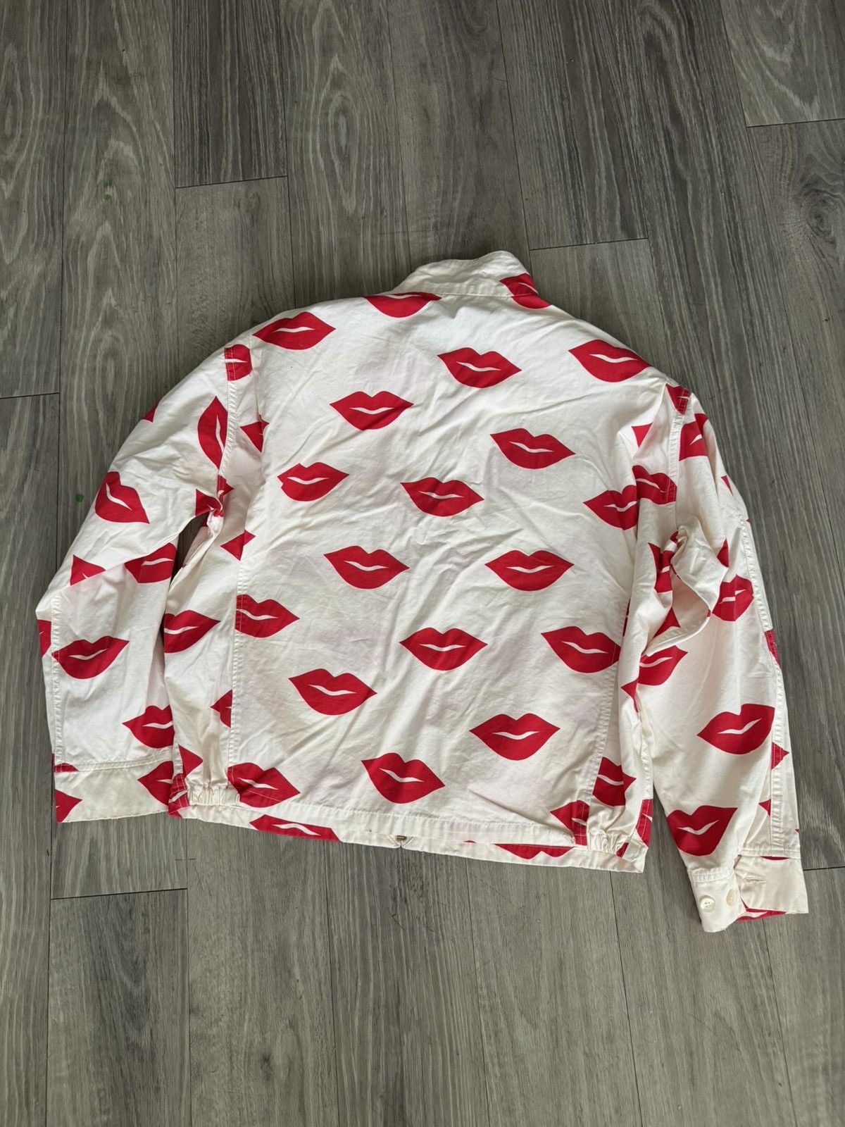 Saint Michael Saint michael lips graphic zip up light jacket Size US M / EU 48-50 / 2 - 2 Thumbnail