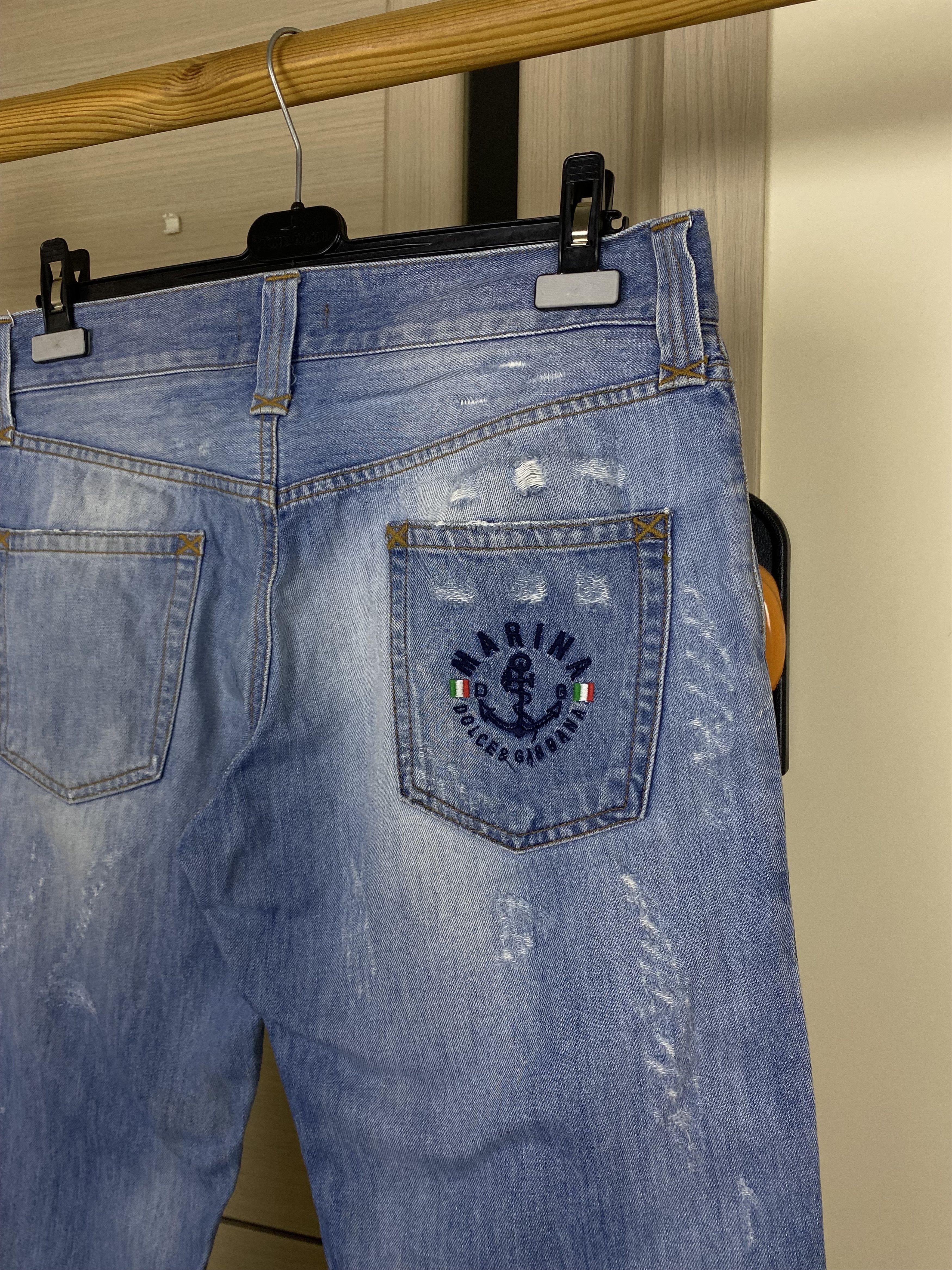 Dolce & Gabbana Dolce Gabbana marina yachting distressed washed jeans Size US 32 / EU 48 - 2 Thumbnail