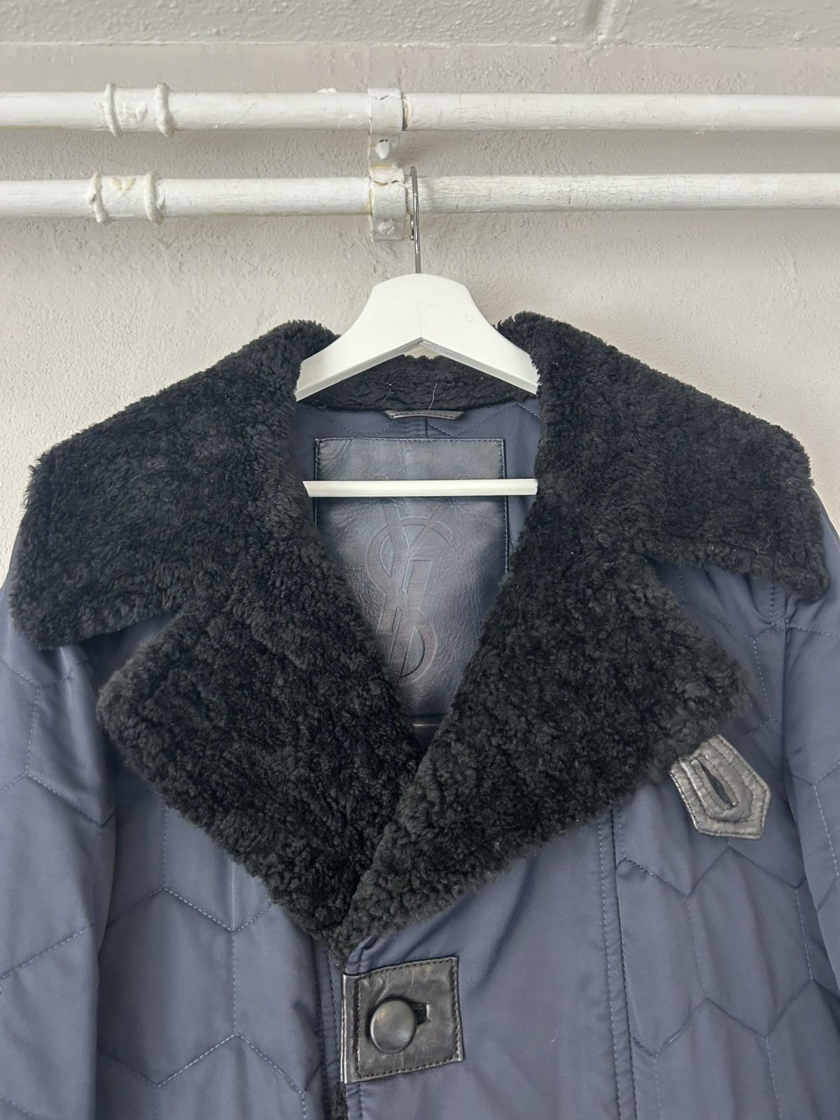 Saint Laurent Paris Shearling Jacket Size US M / EU 48-50 / 2 - 2 Thumbnail