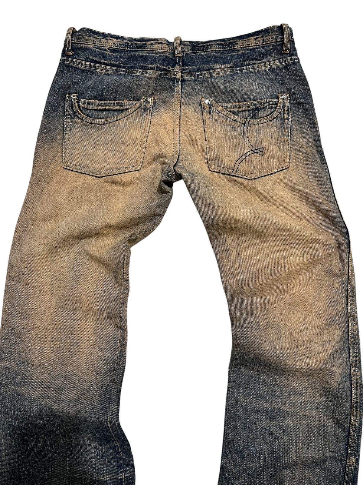 If Six Was Nine Icom japanese studed mudwash distressed clawmark jeans Size US 32 / EU 48 - 4 Thumbnail