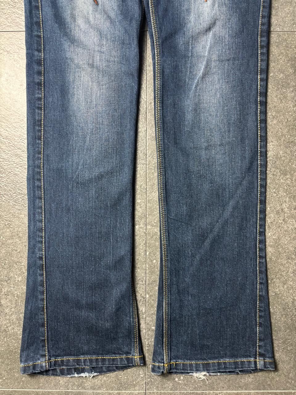 Japanese Brand 2000s Hideways Nicole Club For Men Slim Bootcut Jeans Size US 30 / EU 46 - 13 Thumbnail