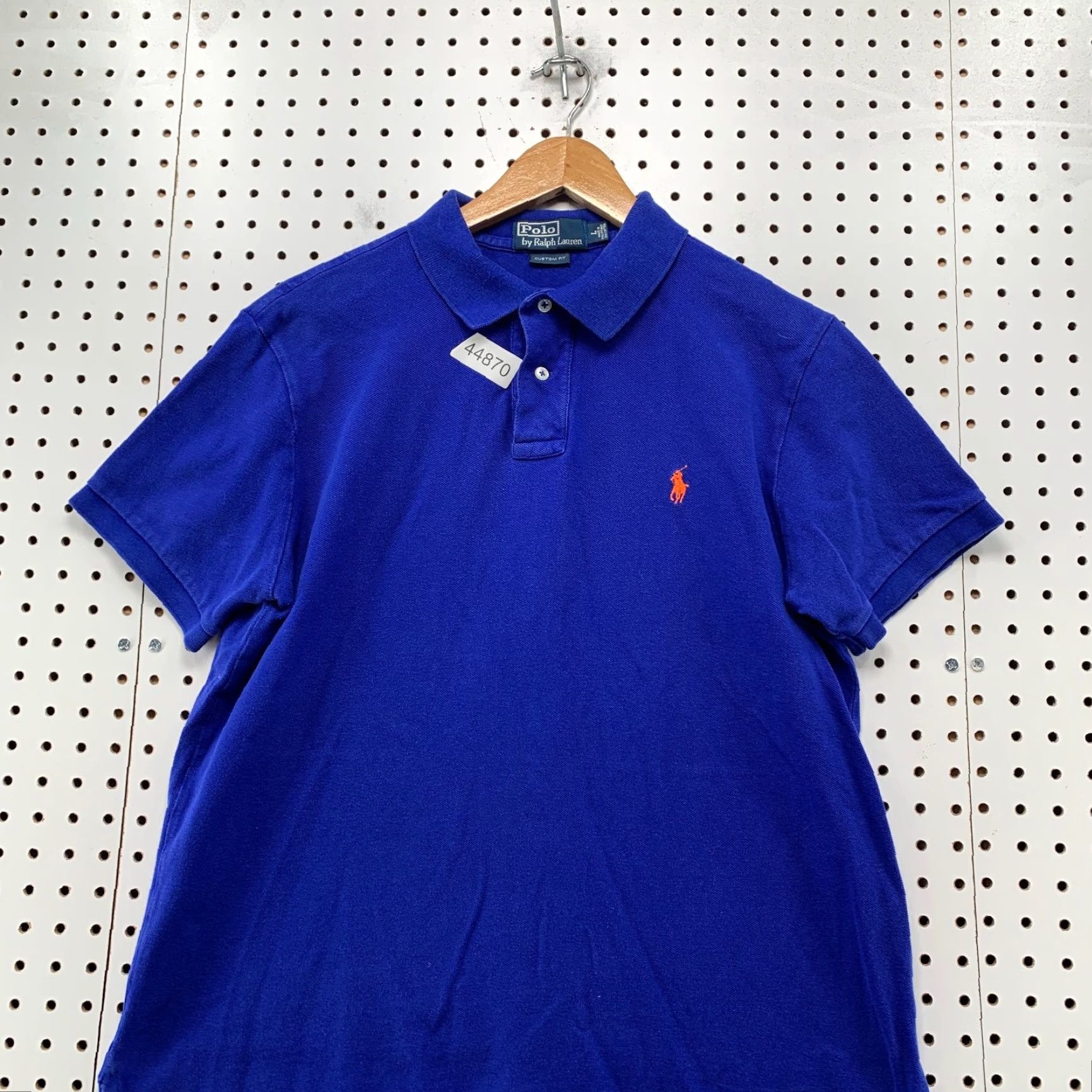 Polo Ralph Lauren VINTAGE Polo Ralph Lauren Shirt Mens Large Royal Blue Orange Pony Custom Fit Polo Shirt Men Large Royal Blue Orange Pony Custom Fit Size US L / EU 52-54 / 3 - 2 Thumbnail
