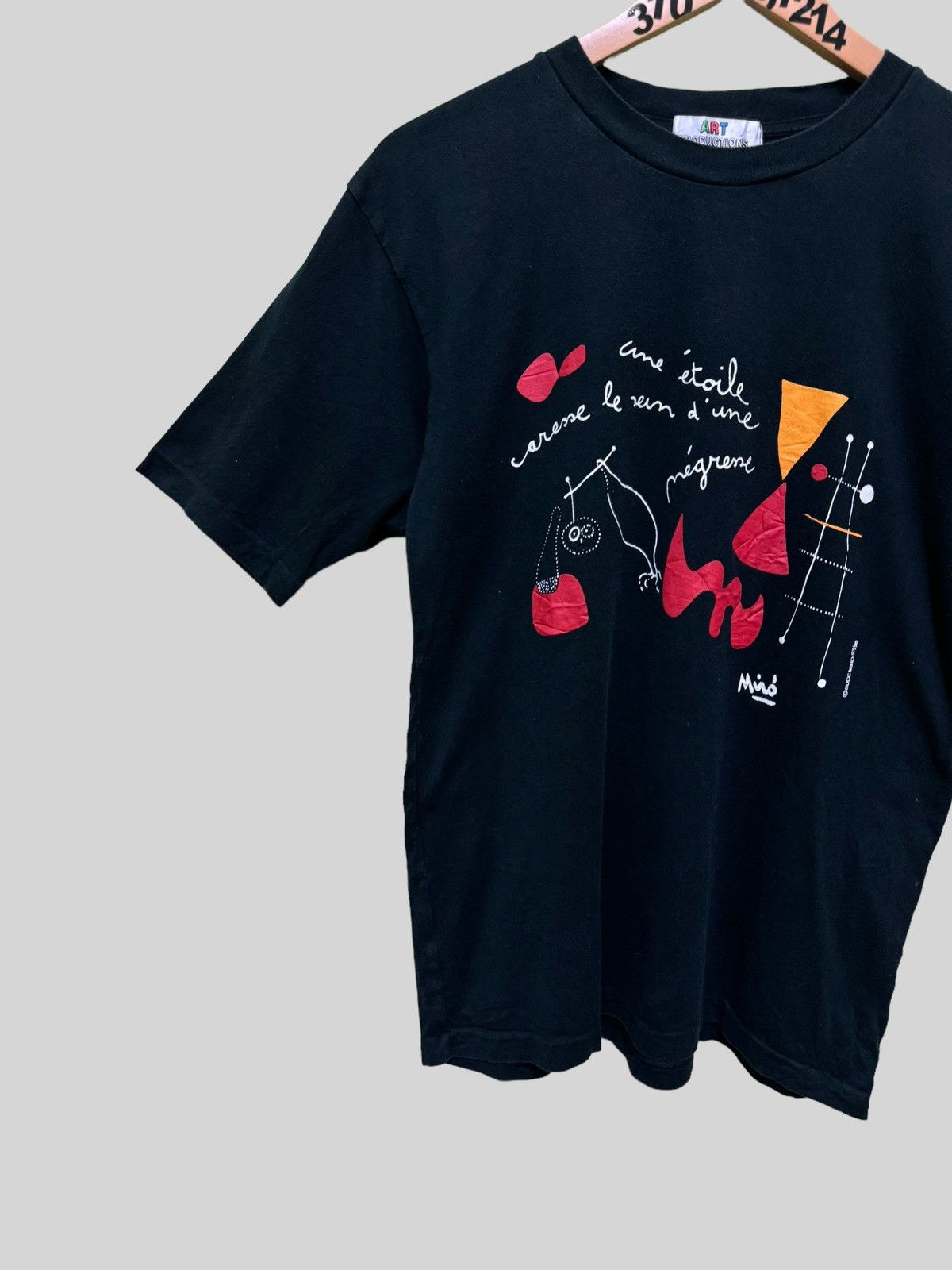 Vintage Vintage 97/98 Succ Joan Miro Art Single Stitch Tee faded Size US S / EU 44-46 / 1 - 4 Thumbnail