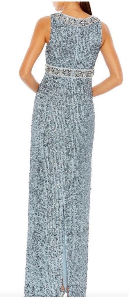 Mac Duggal Women's Mac duggal Blue Sequin Dress Size 2 Size XS / US 0-2 / IT 36-38 - 2 Thumbnail