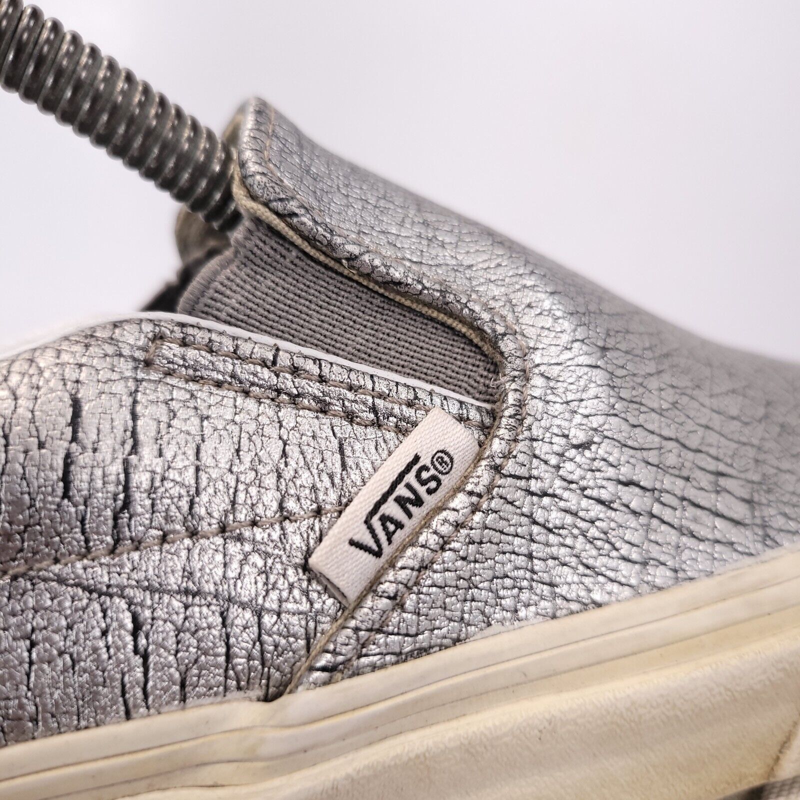 Vans Vans Off the Wall Athletic Shoe Women Size 7.5 721278 Silver Size US 7.5 / IT 37.5 - 8 Thumbnail