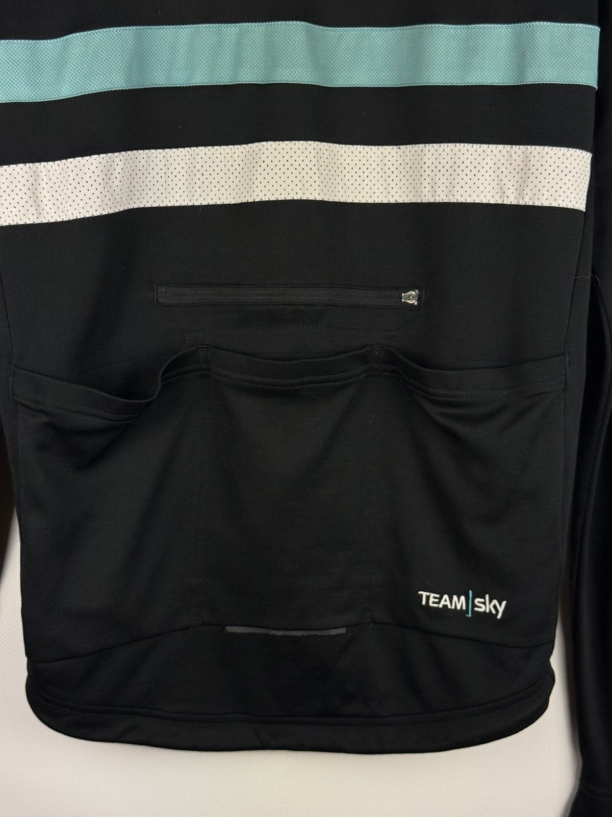 Rapha Rapha Team Sky Men’s Full Zip Cycling Long Sleeve Jersey Size US S / EU 44-46 / 1 - 21 Thumbnail