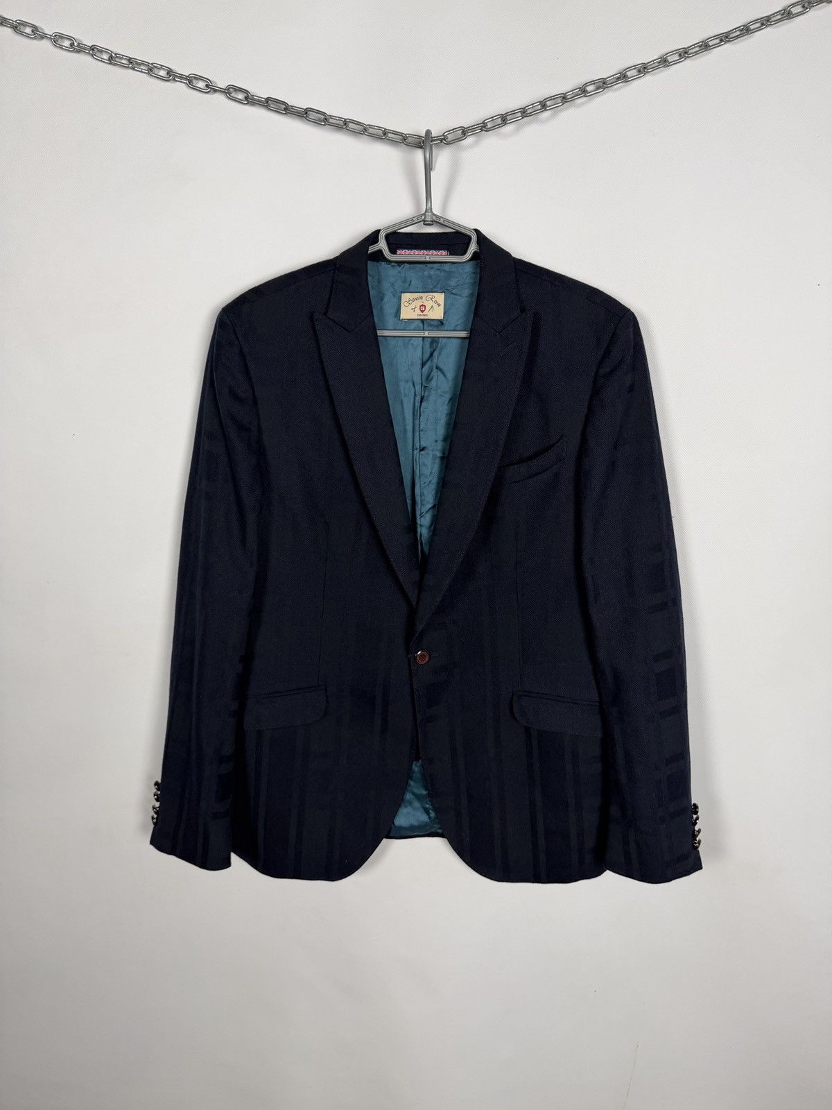 Savile Row Savile Row Wool Single Button Blazer Jacket Slim Size 52 Size 42R - 1 Thumbnail