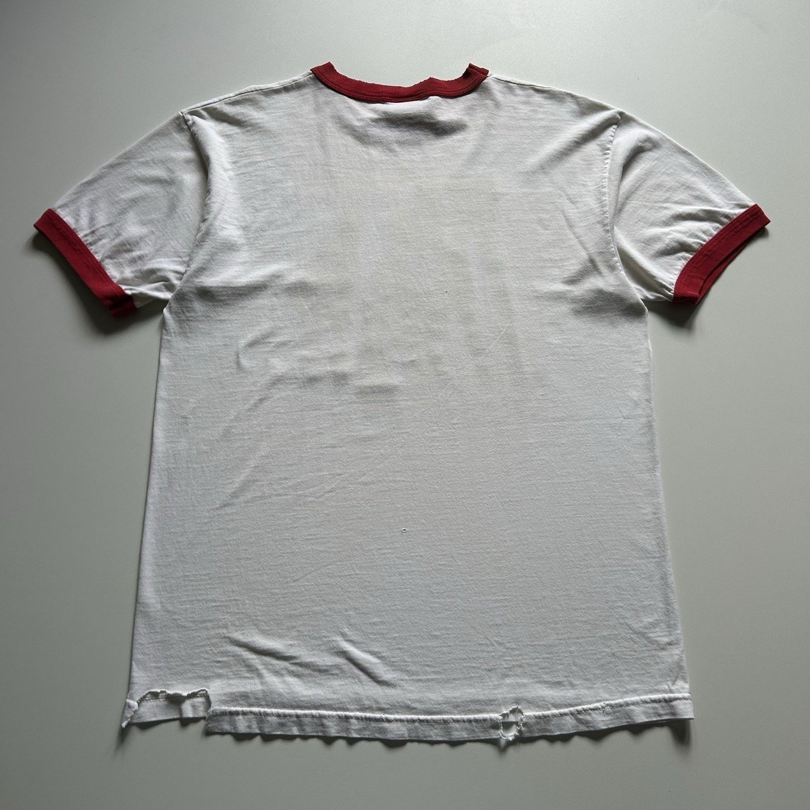 Band Tees × Vintage Vintage Ramones Rock N Roll Radio Ringer T-Shirt Large Y2K Size US L / EU 52-54 / 3 - 5 Thumbnail