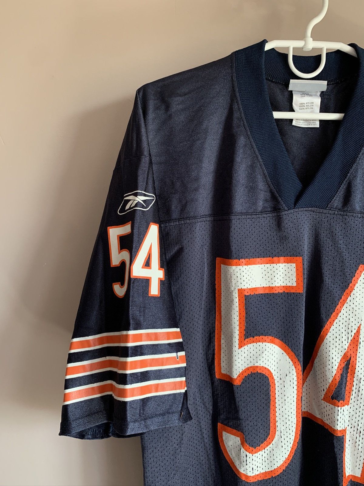Reebok Chicago Bears NFL Jersey Reebok Vintage Size L URLACHER #54 Size US L / EU 52-54 / 3 - 4 Thumbnail
