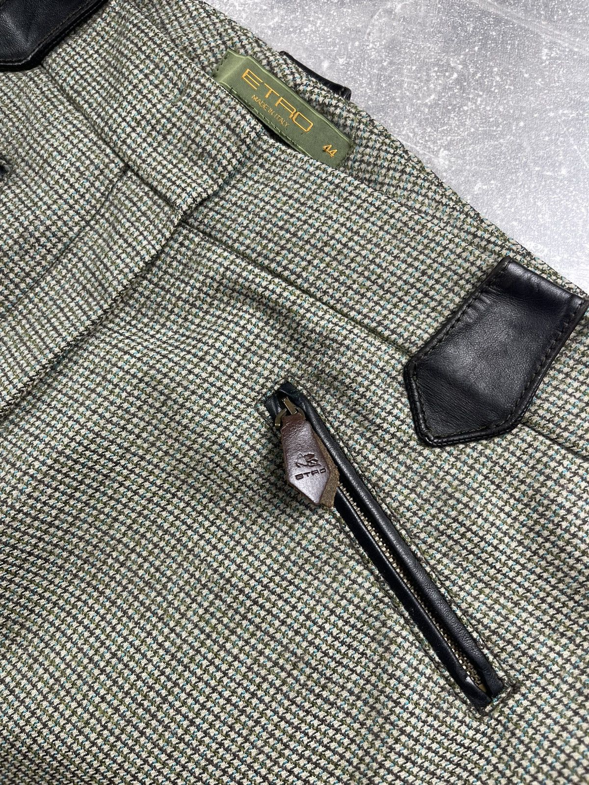 Etro Etro Milano Tailored Riding Style Pants Houndstooth Pattern Size 30" / US 8 / IT 44 - 5 Thumbnail