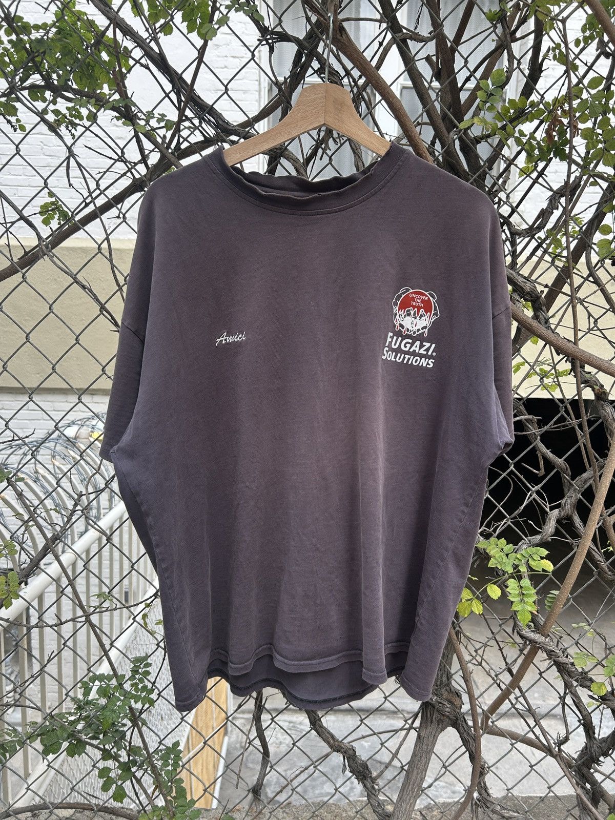 fugazi amici tee (trevor signed)