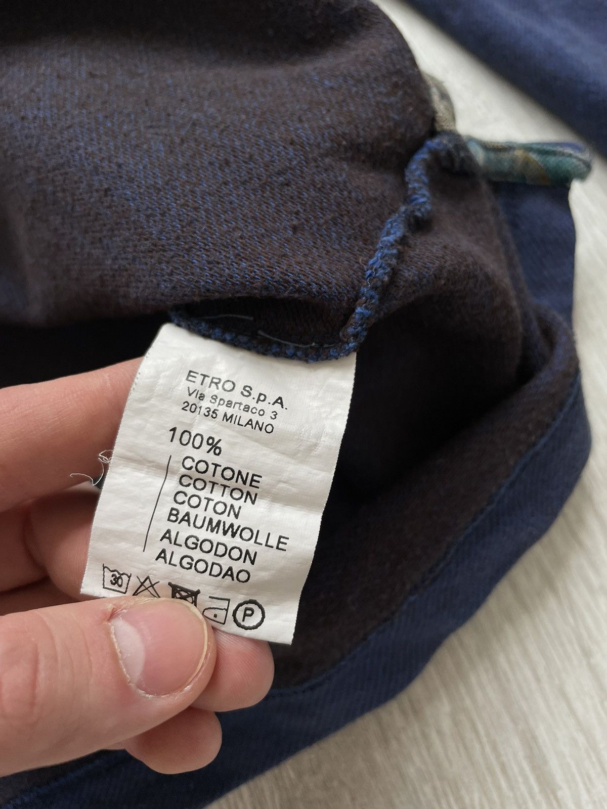 Etro × Vintage Vintage Etro Long Sleeve Made in Italy Size US M / EU 48-50 / 2 - 6 Thumbnail