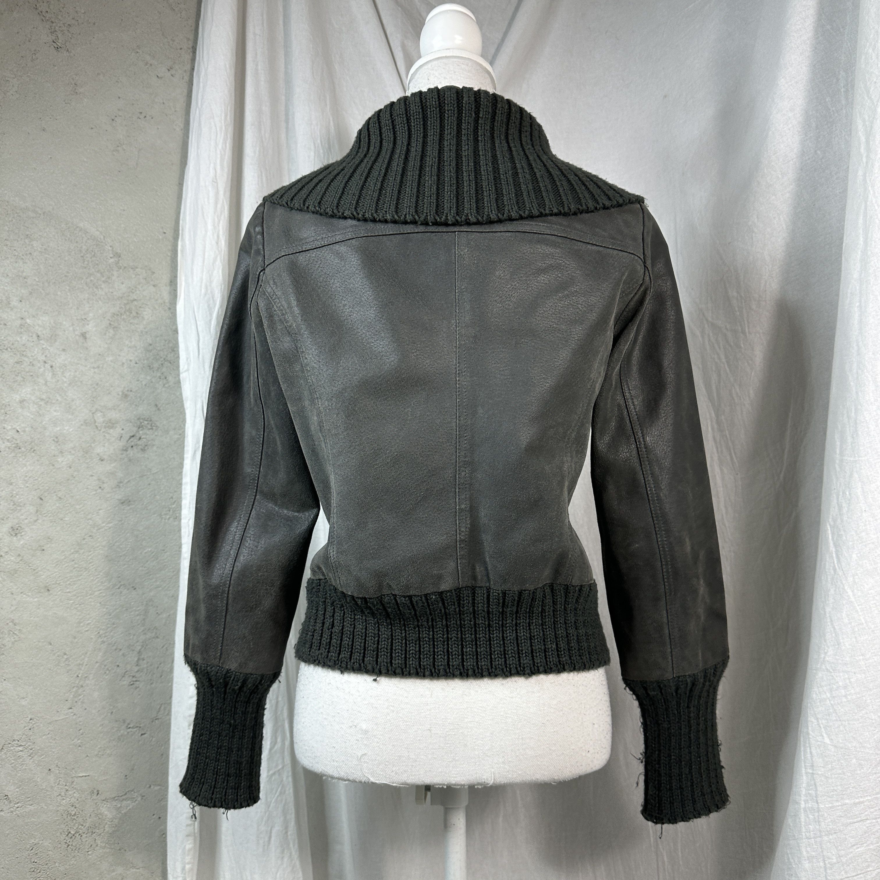 Vintage Vintage Big Collar Leather Jacket Size M / US 6-8 / IT 42-44 - 6 Thumbnail