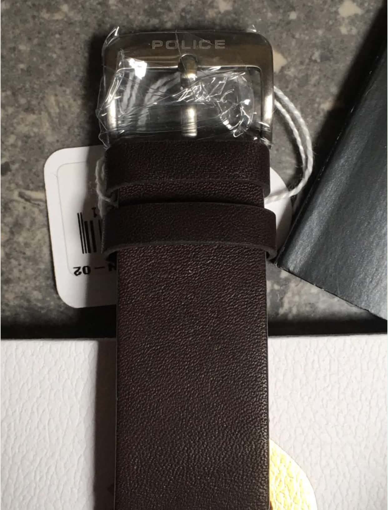 Other Police Stainless Steel DB Leather Strap / Rose Gold Bezel Size ONE SIZE - 9 Thumbnail