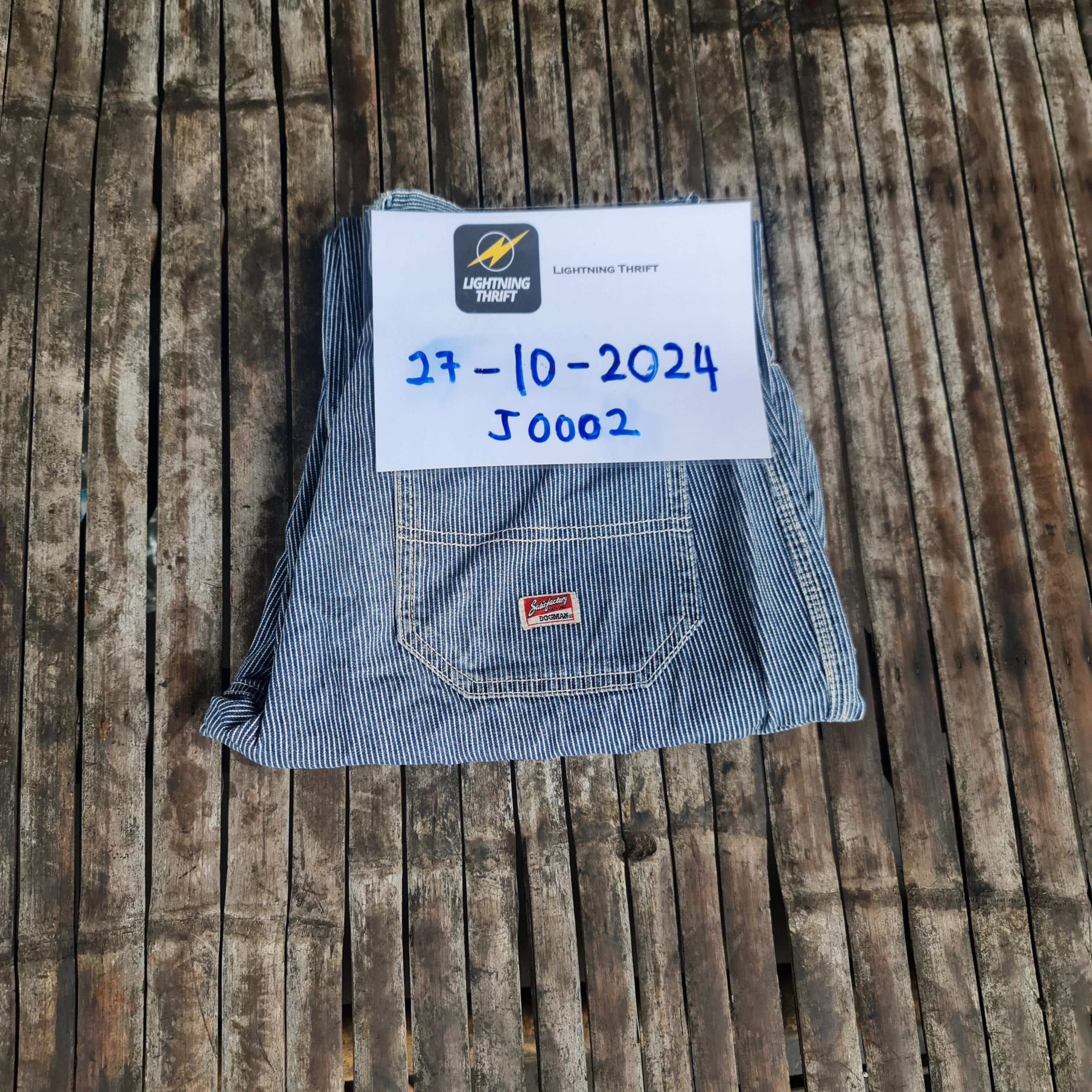 Vintage Vintage Hickory Dogman Baggy Pant j0002 Size US 32 / EU 48 - 20 Thumbnail