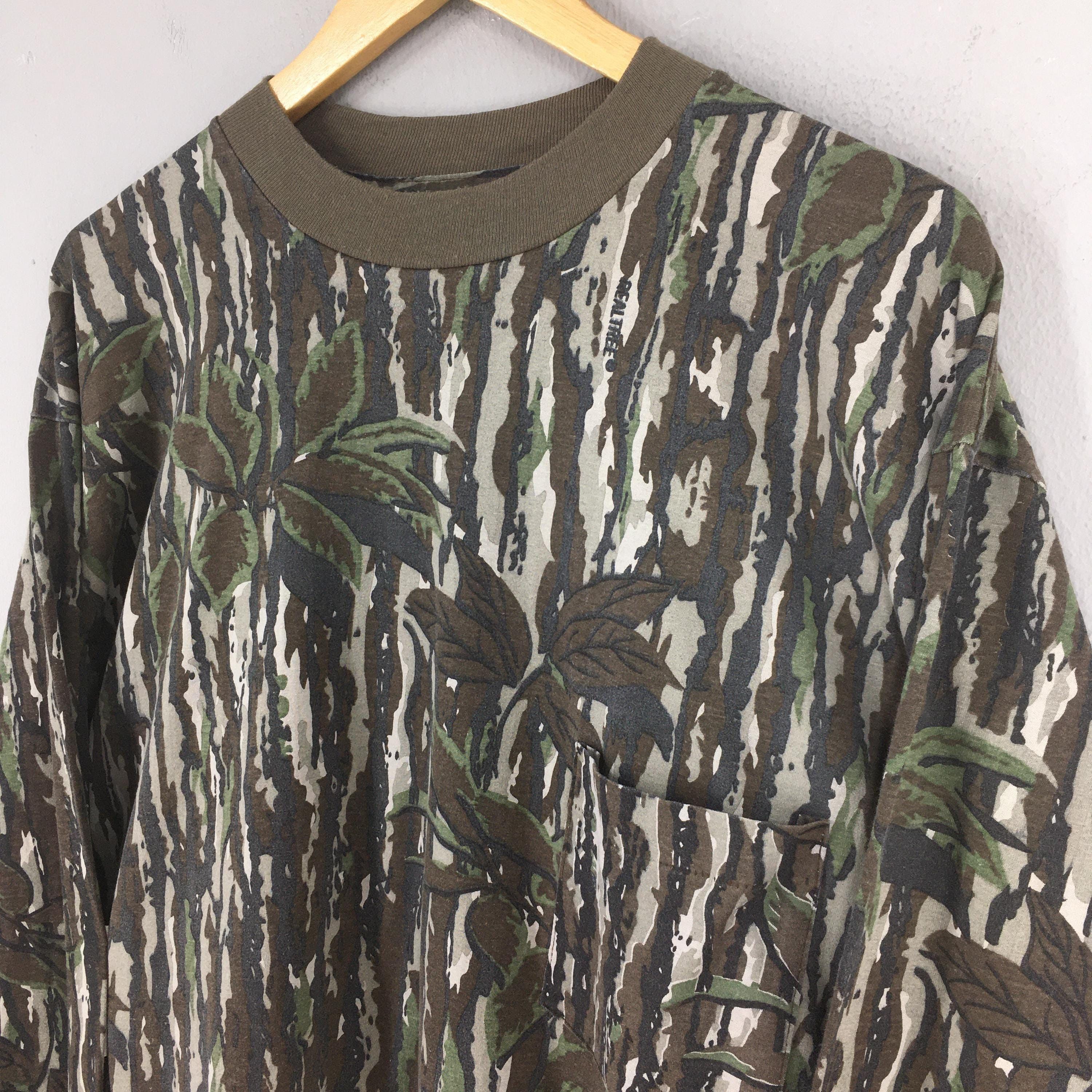 Mossy Oaks × Realtree × Vintage Vintage Bluebills Real Tree Camo Longsleeve T shirt XLarge Size US XL / EU 56 / 4 - 3 Thumbnail