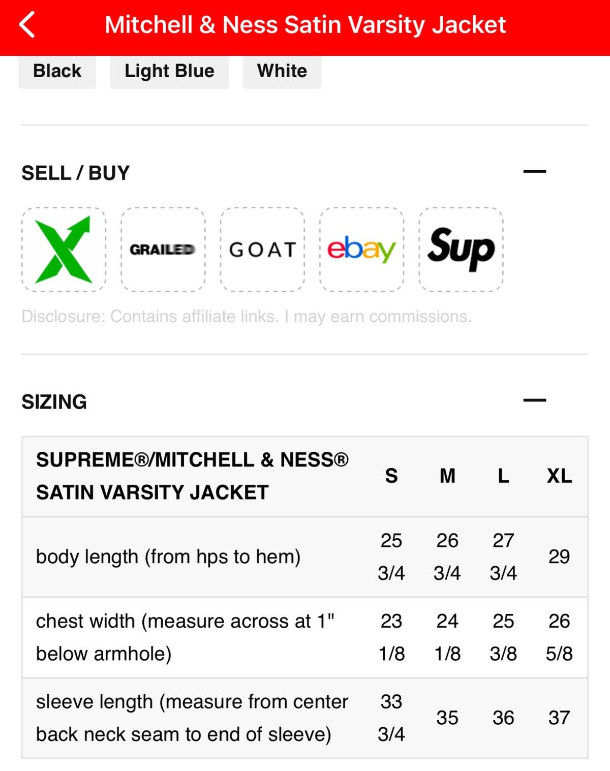Mitchell & Ness × Supreme Supreme x Mitchell & Ness Varsity Jacket Sz.L Size US L / EU 52-54 / 3 - 5 Thumbnail