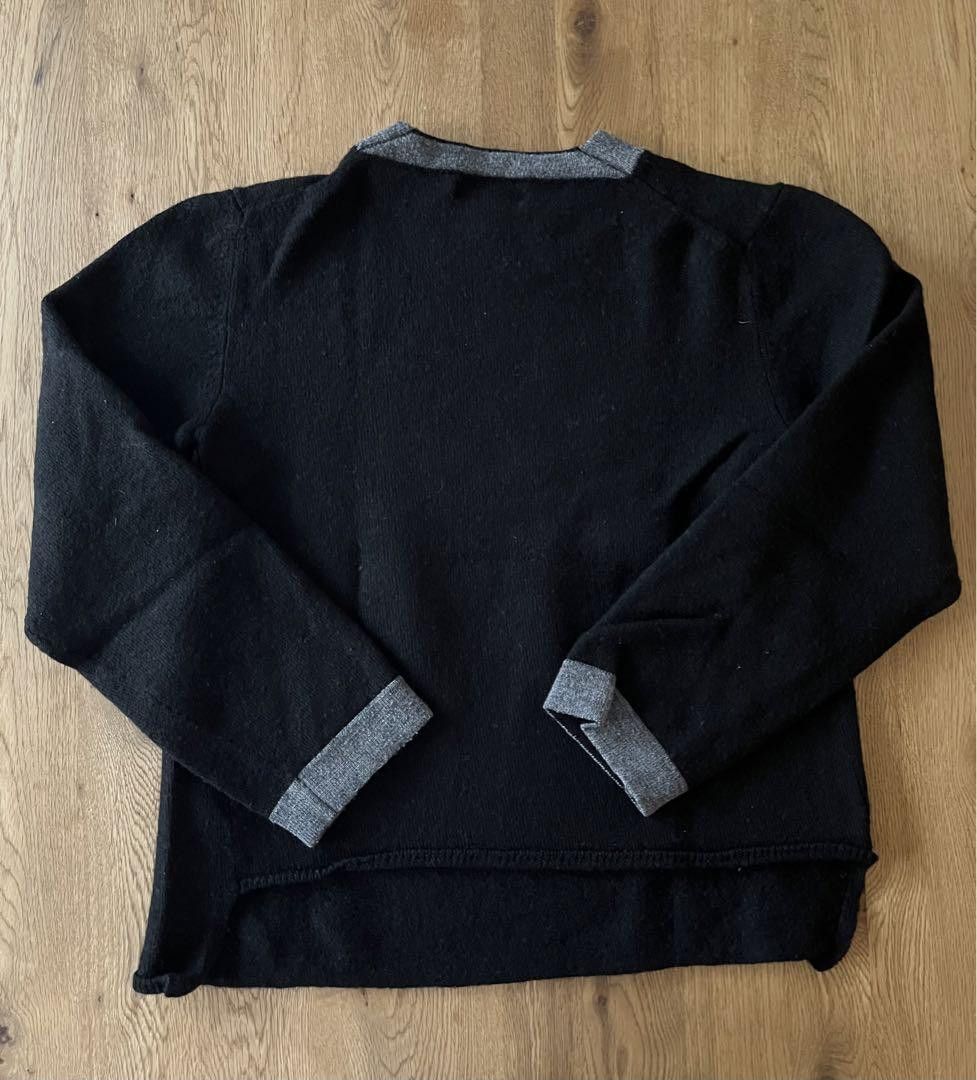 Comme des Garcons × Comme des Garcons SHIRT "DROWN" Stitch Boxy Knit Sweater Size US L / EU 52-54 / 3 - 2 Thumbnail