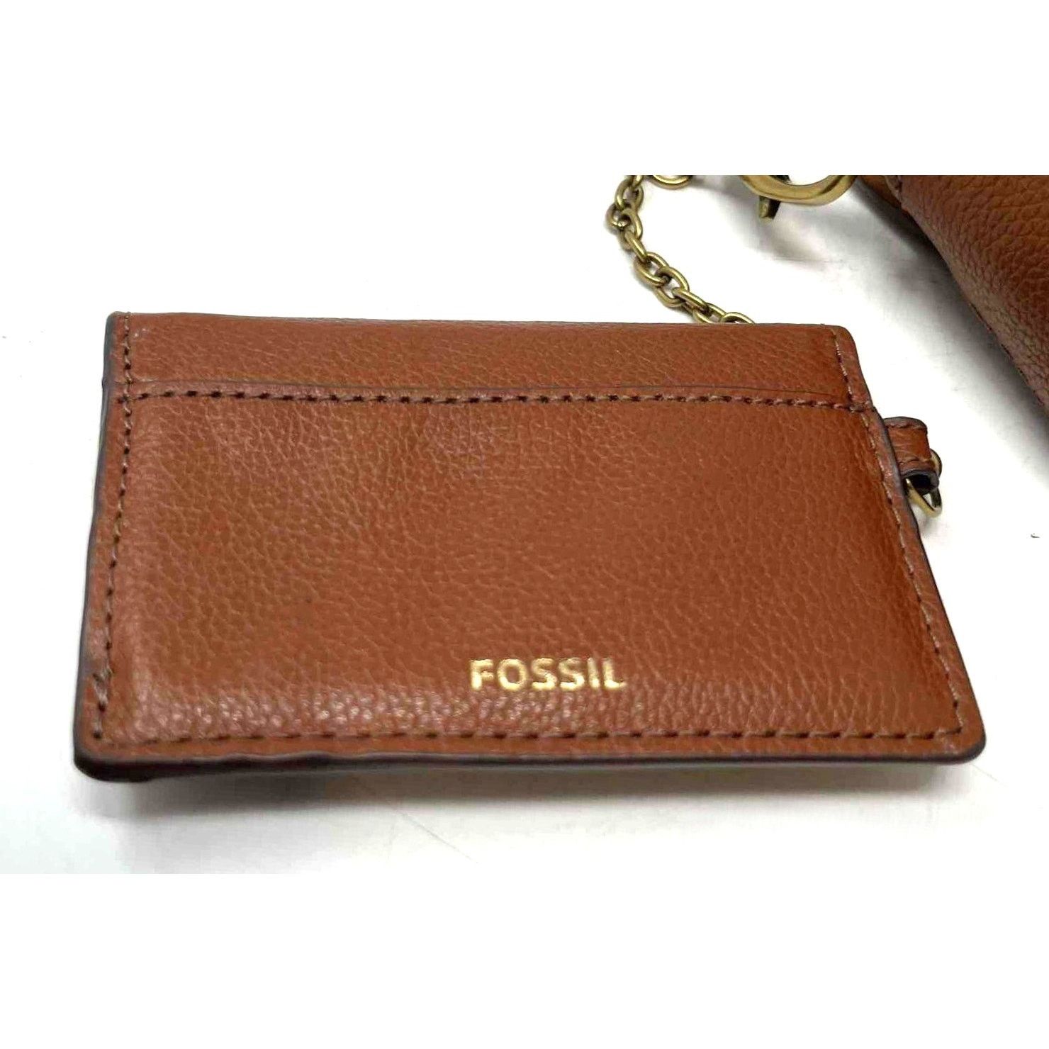 Fossil Fossil Emery Genuine Leather Micro Crossbody Bag Wallet Set Size ONE SIZE - 12 Thumbnail