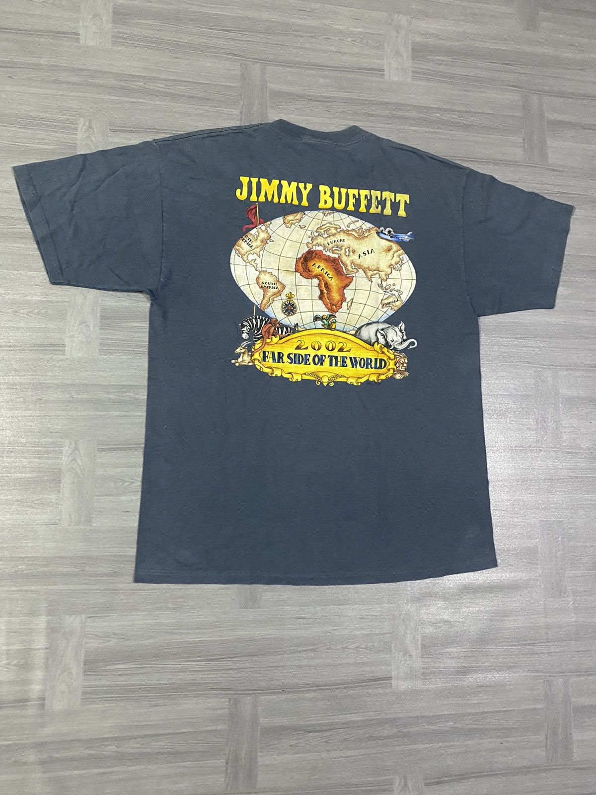 Band Tees Vintage Jimmy Buffet American singer Far Side world t-shirt Size US XL / EU 56 / 4 - 3 Thumbnail