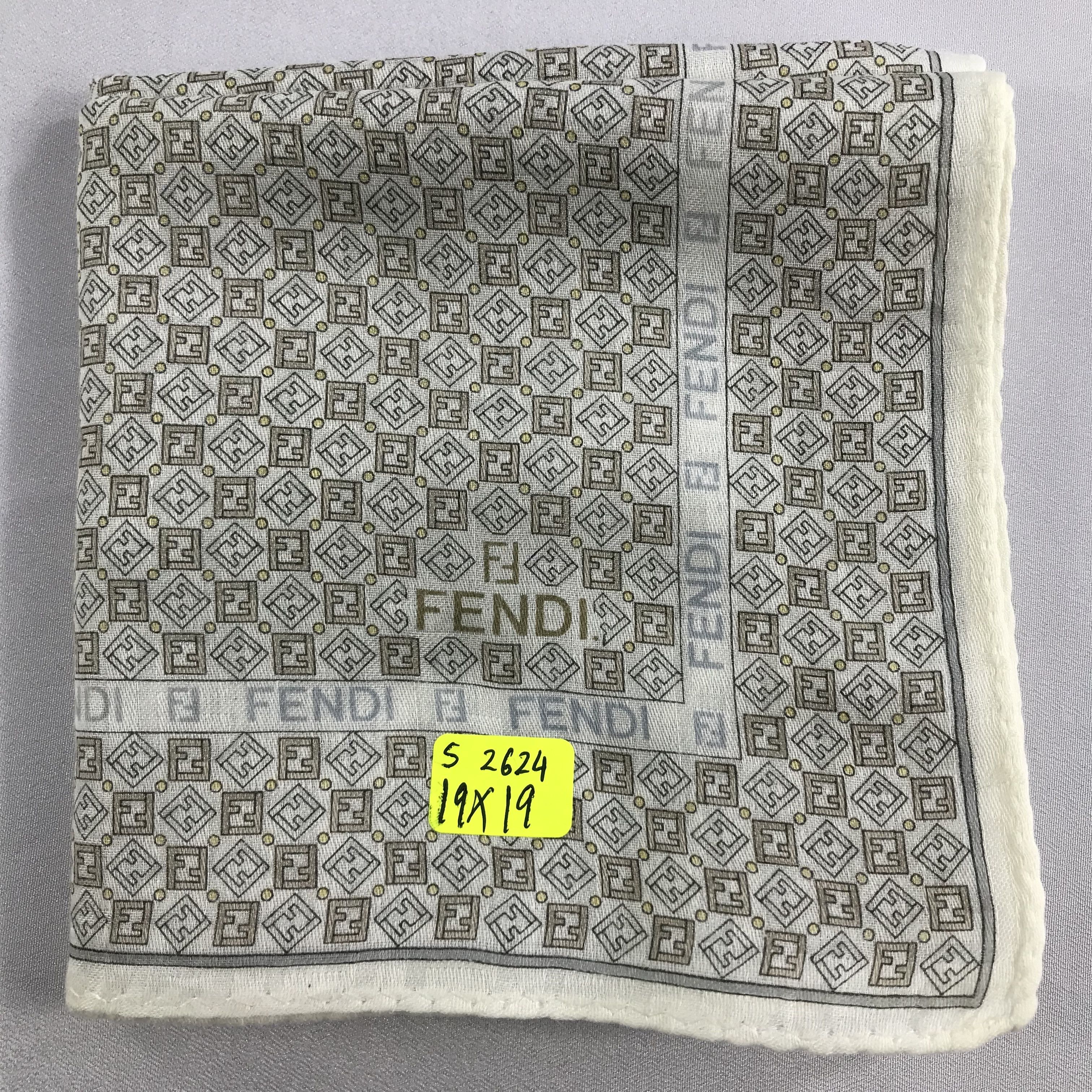 Vintage Vintage Fendi Bandana / Handkerchief / Neckerchief -S2624 Size ONE SIZE - 5 Thumbnail