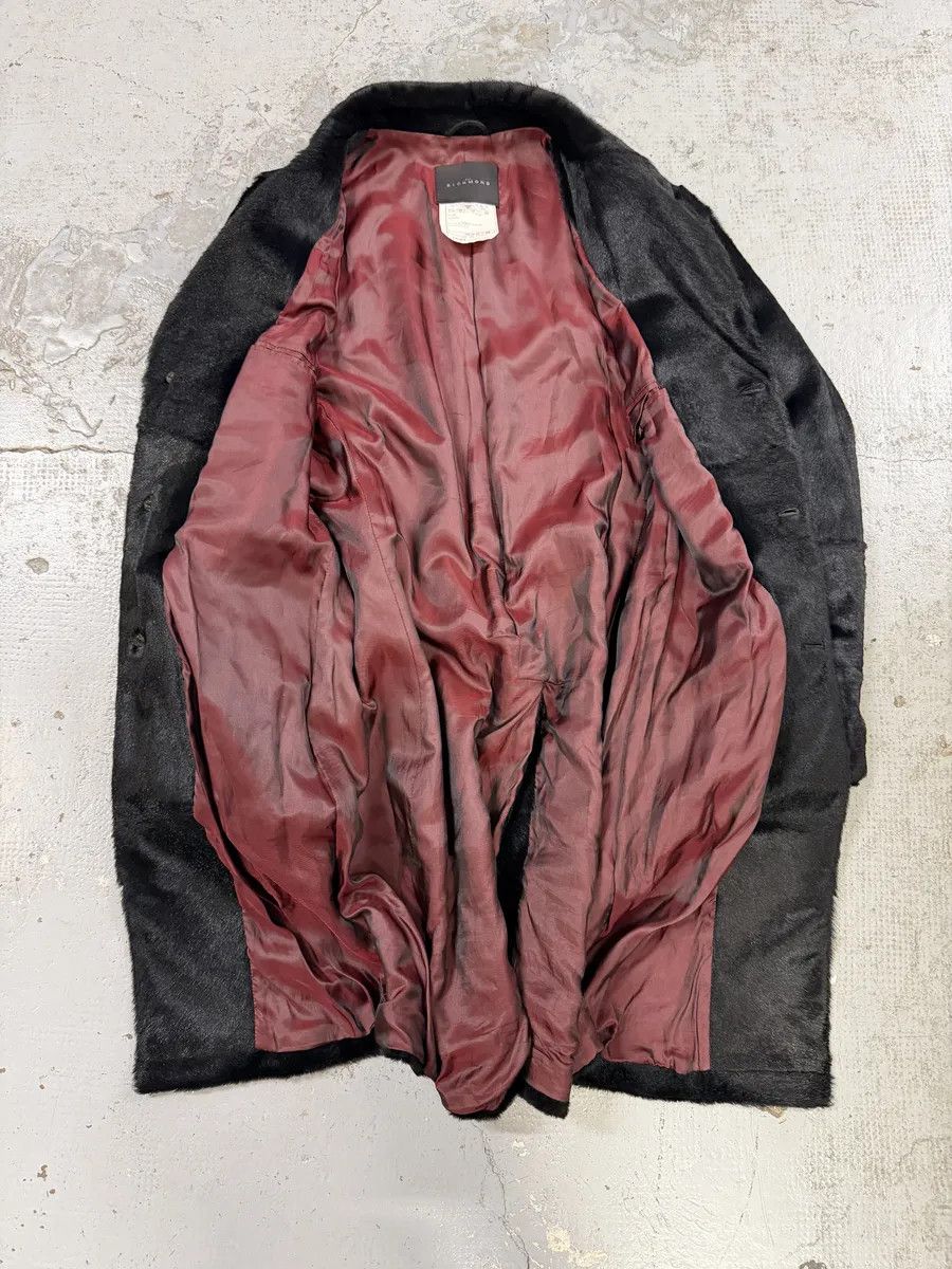 John Richmond AW2002 John Richmond Black Pony Hair Leather Long Jacket Size US M / EU 48-50 / 2 - 8 Thumbnail