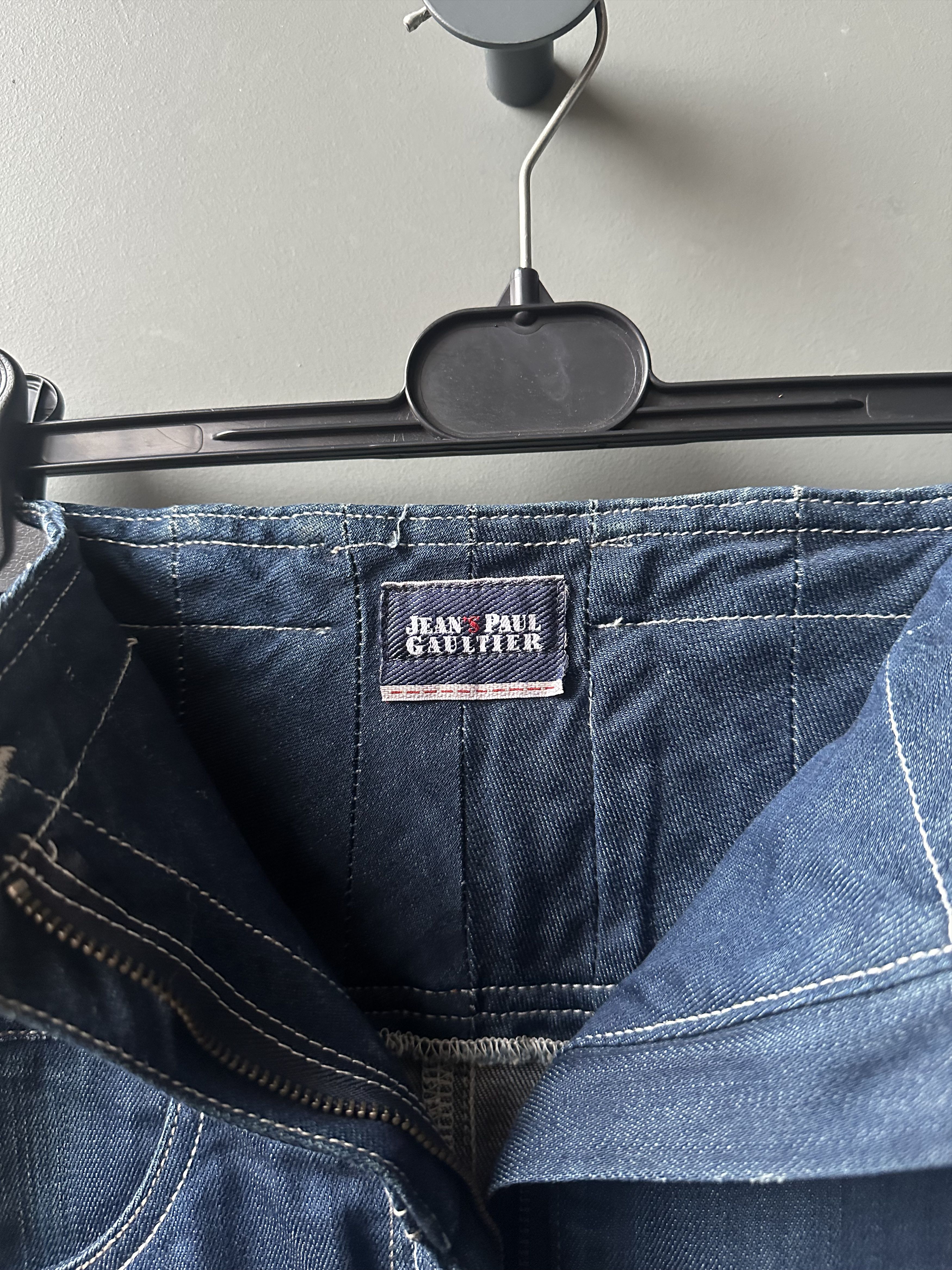 Jean Paul Gaultier Jean Paul Gaultier Mid-length Denim Skirt Size 27" / US 4 / IT 40 - 4 Thumbnail