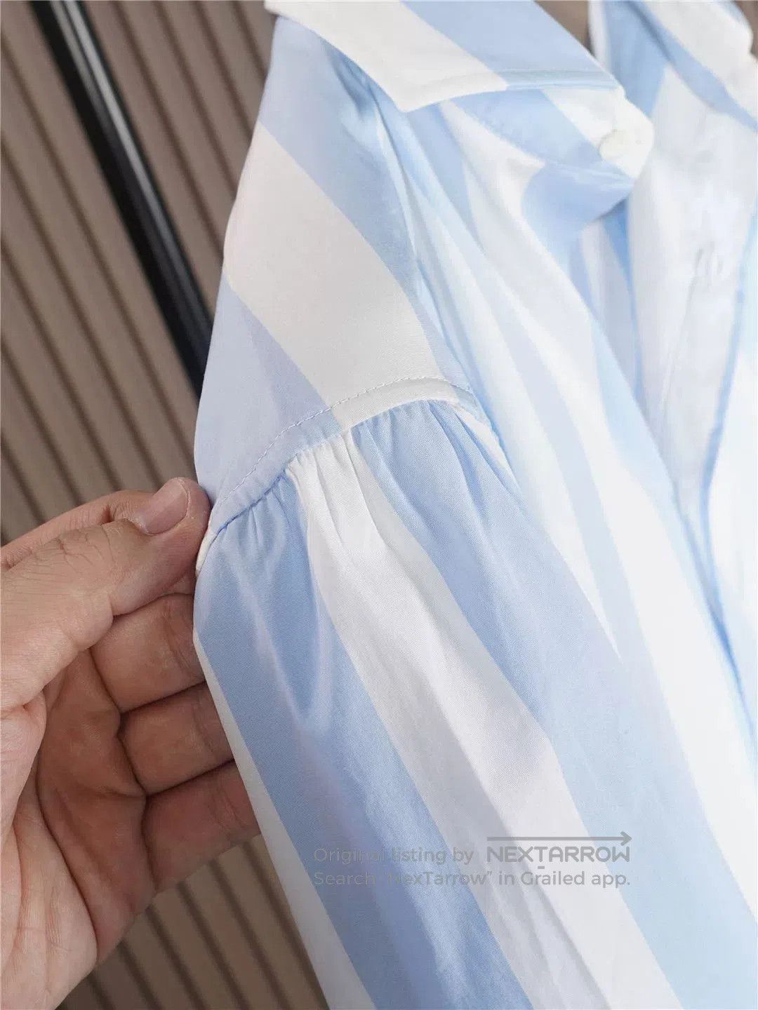 Brunello Cucinelli Brunello Cucinelli Striped Dress Shirt. Size US XS / EU 42 / 0 - 2 Thumbnail
