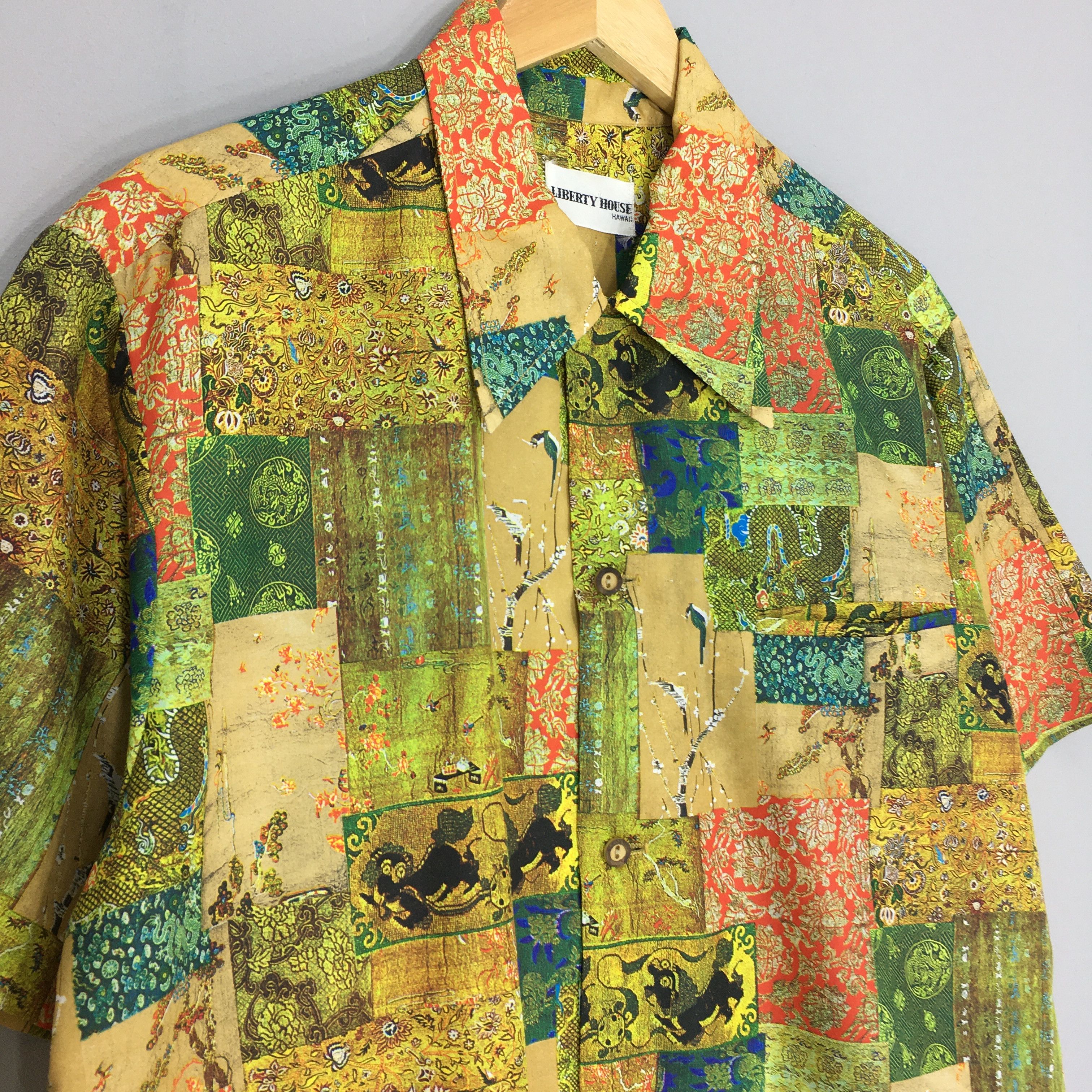 Other Vintage Liberty House Hawaii Paisley Silk Shirt XLarge Size US XL / EU 56 / 4 - 3 Thumbnail